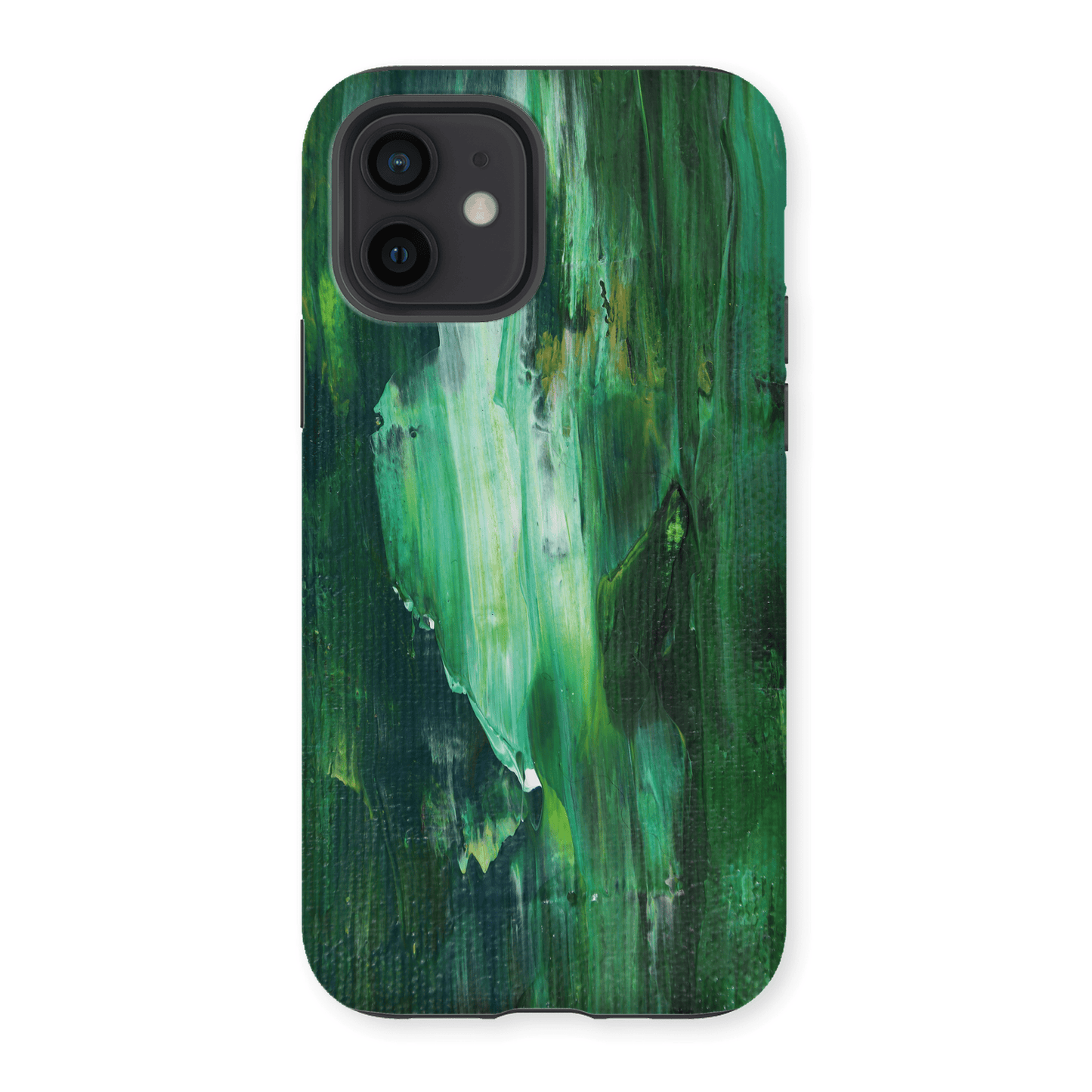 Casezest Mobile Phone Case for Abstract Green Canvas Design