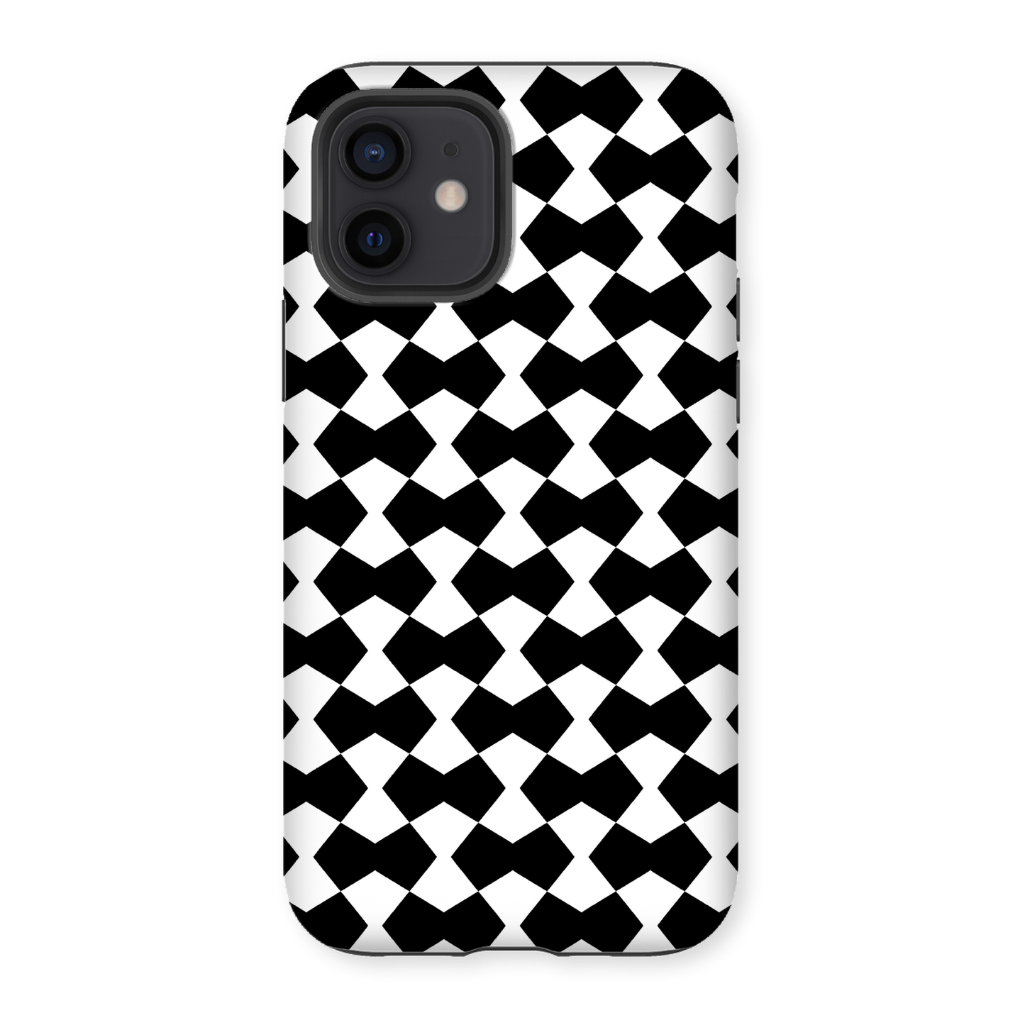 Casezest Mobile Phone Case for Black White Bow Tie Design