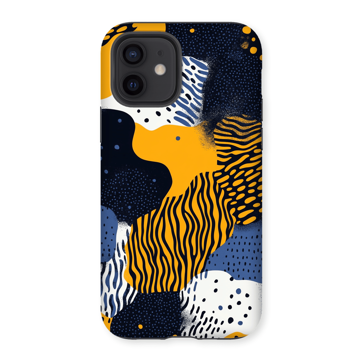 Casezest Mobile Phone Case for Blue Gold Coral Design