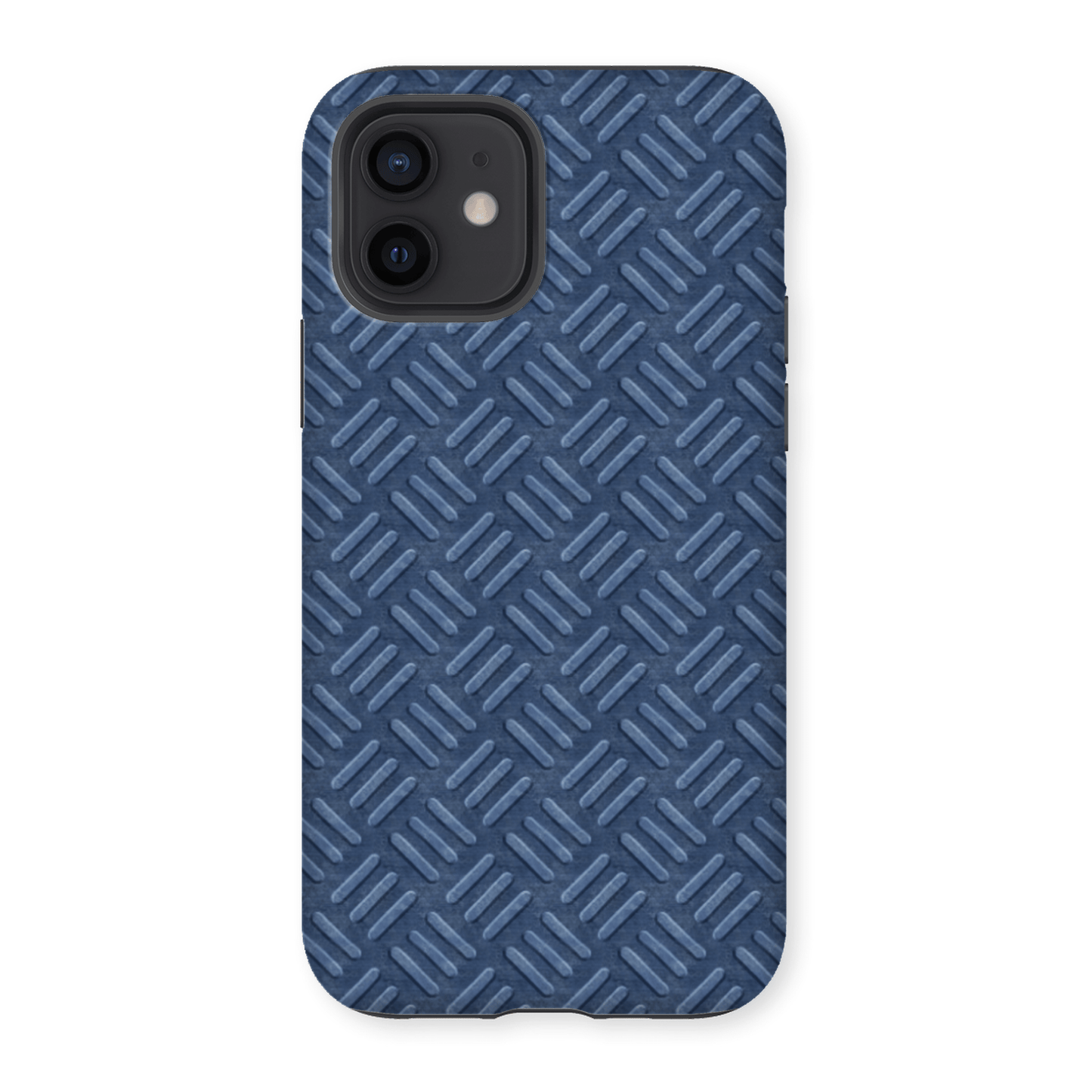 Casezest Mobile Phone Case for Blue Metal Treadplate Design