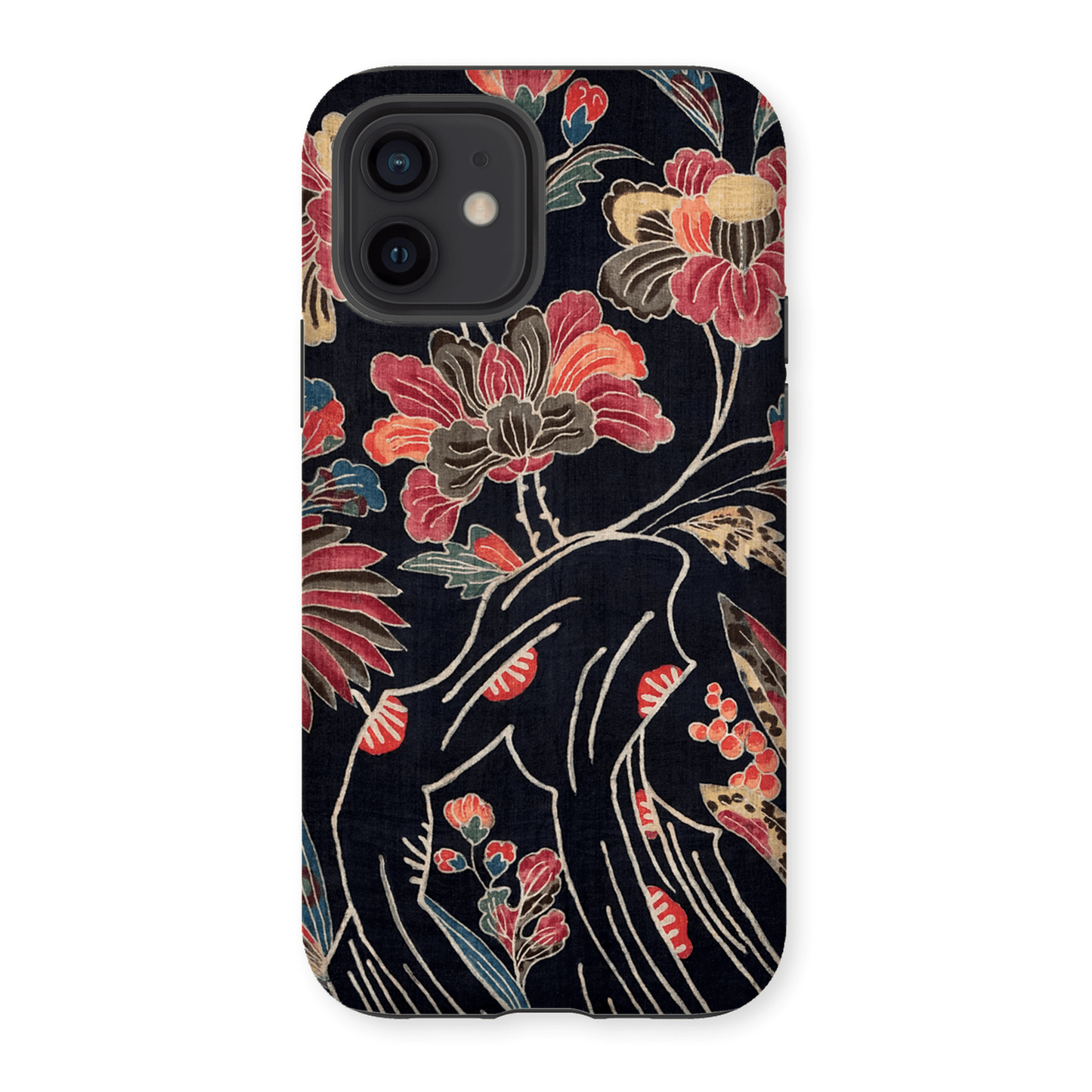Casezest Mobile Phone Case for Dark Floral Uchikui Design