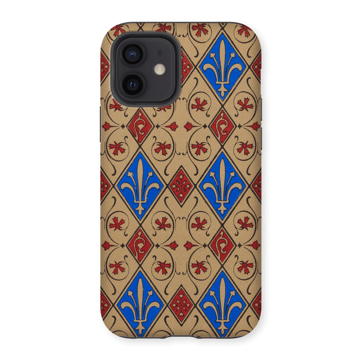 Casezest Mobile Phone Case for Fleur Diamond Tile Design