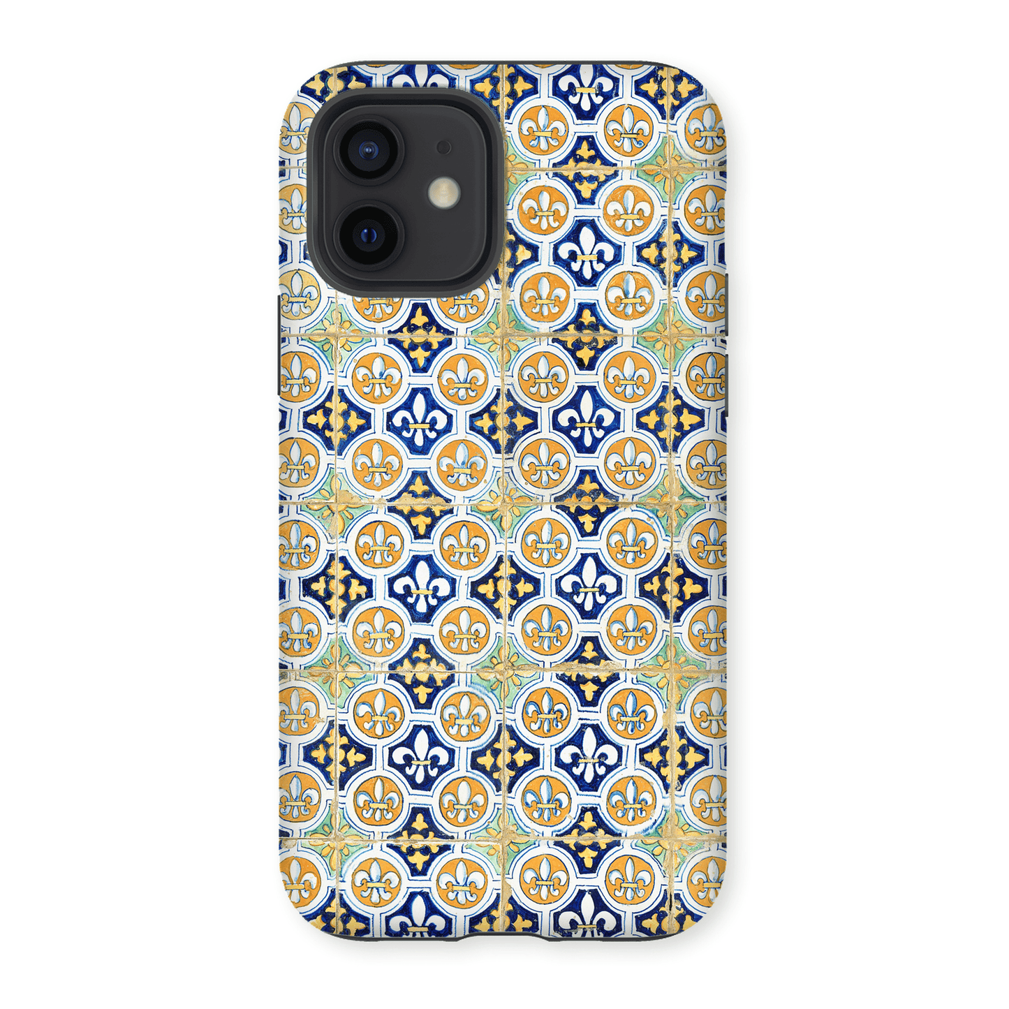 Casezest Mobile Phone Case for French Lily Tile Design