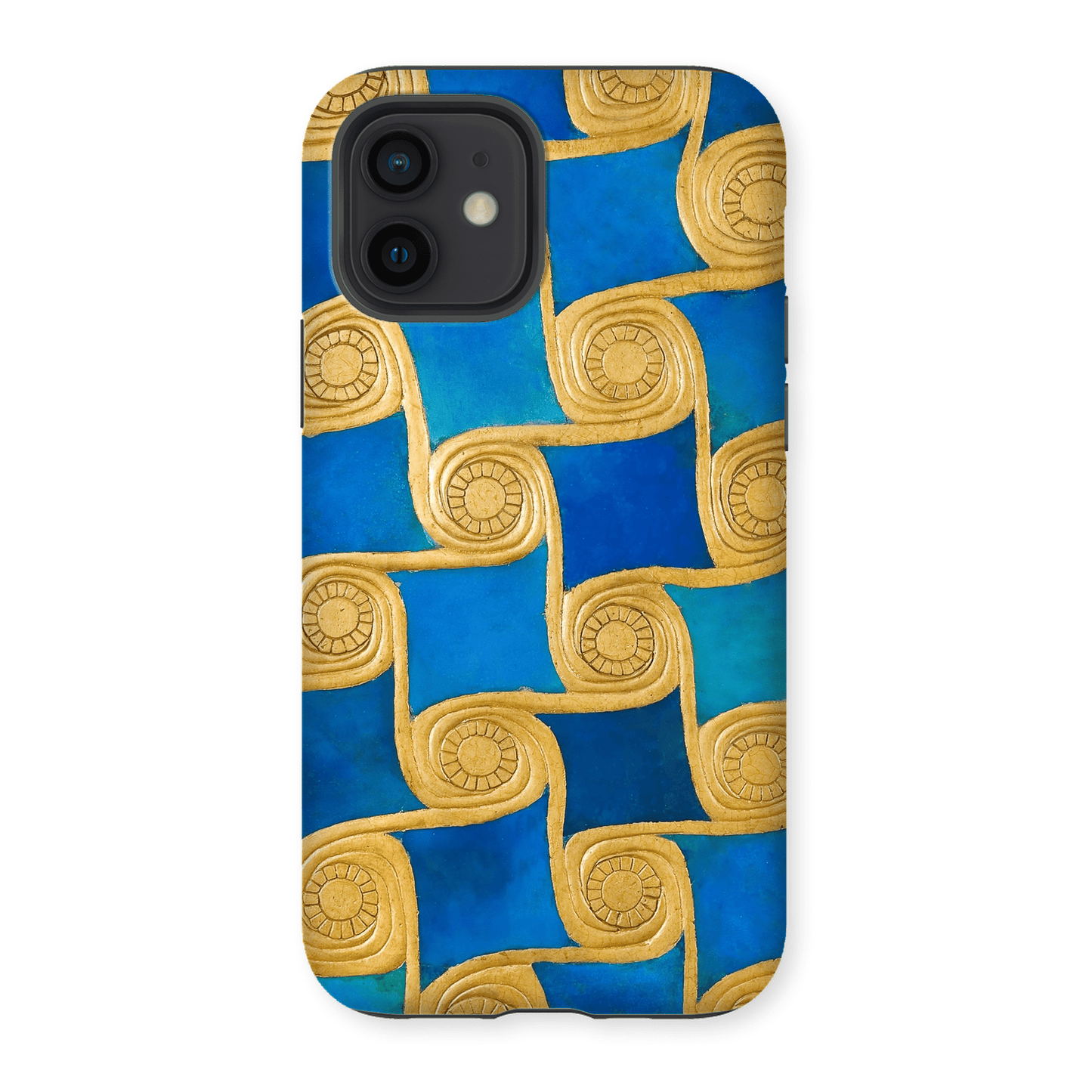 Casezest Mobile Phone Case for Gold Swirls Design