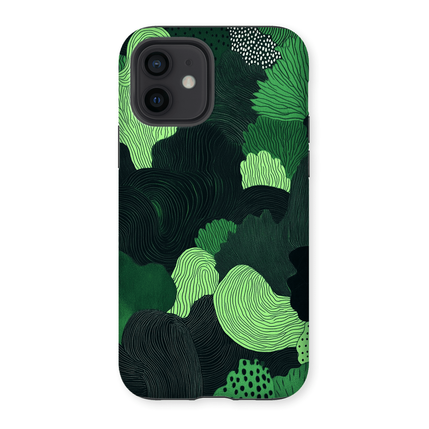 Casezest Mobile Phone Case for Green Coral Design