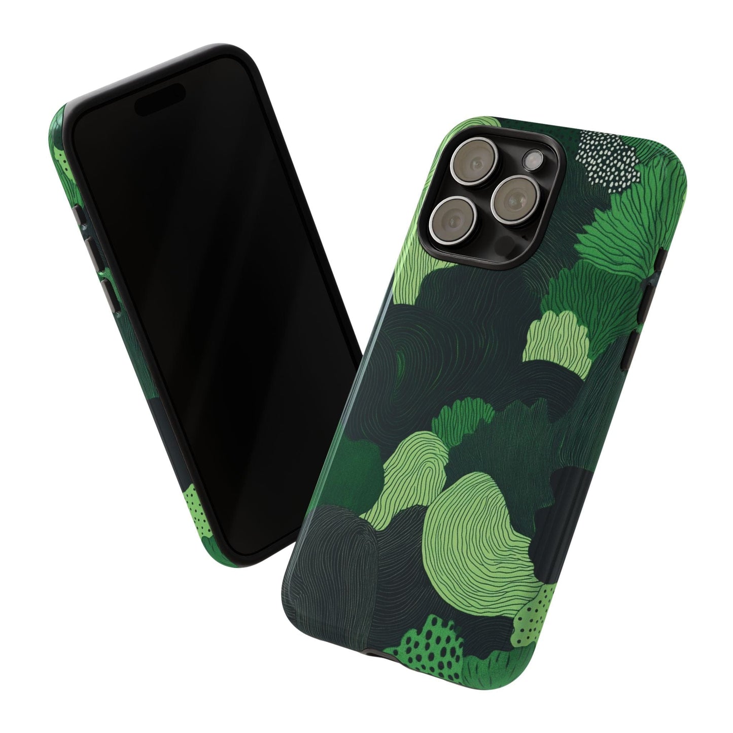 Casezest Mobile Phone Case for Green Coral Design