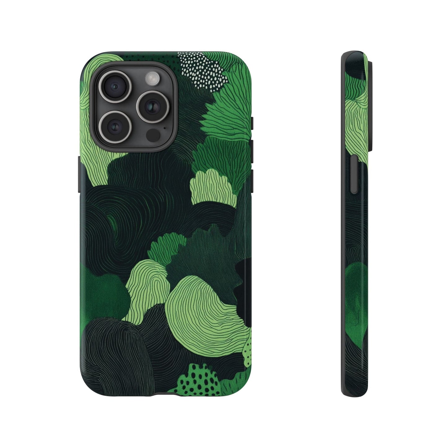 Casezest Mobile Phone Case for Green Coral Design