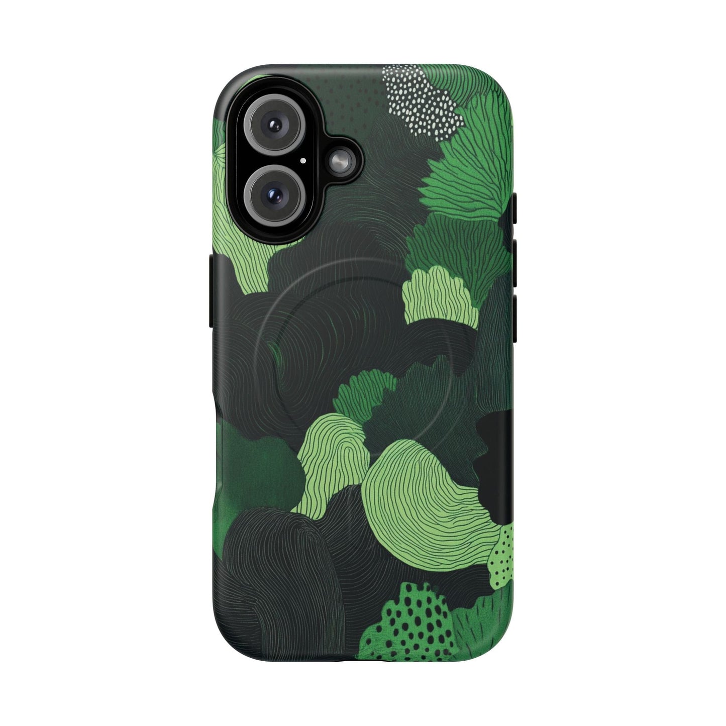 Casezest Mobile Phone Case for Green Coral Design