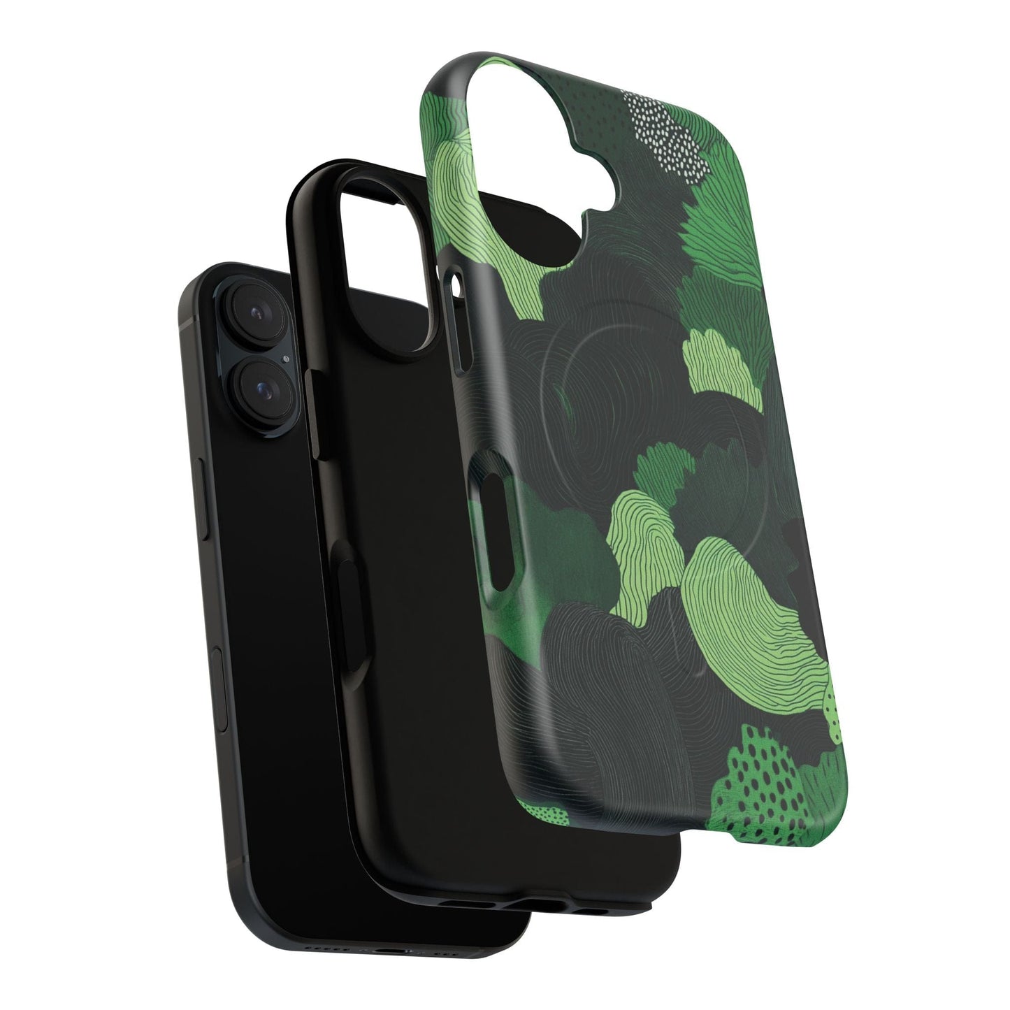 Casezest Mobile Phone Case for Green Coral Design