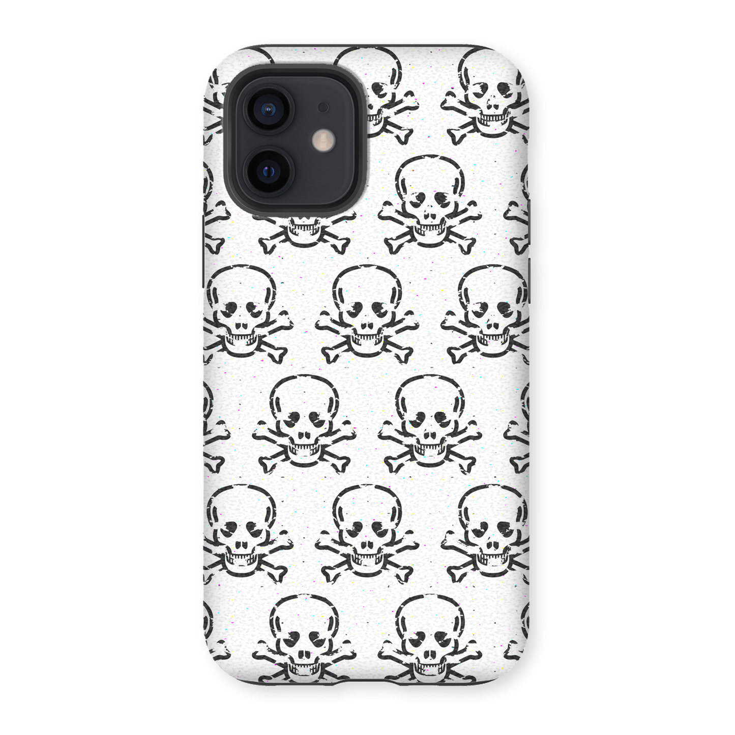 Casezest Mobile Phone Case for Halftone Skull Design