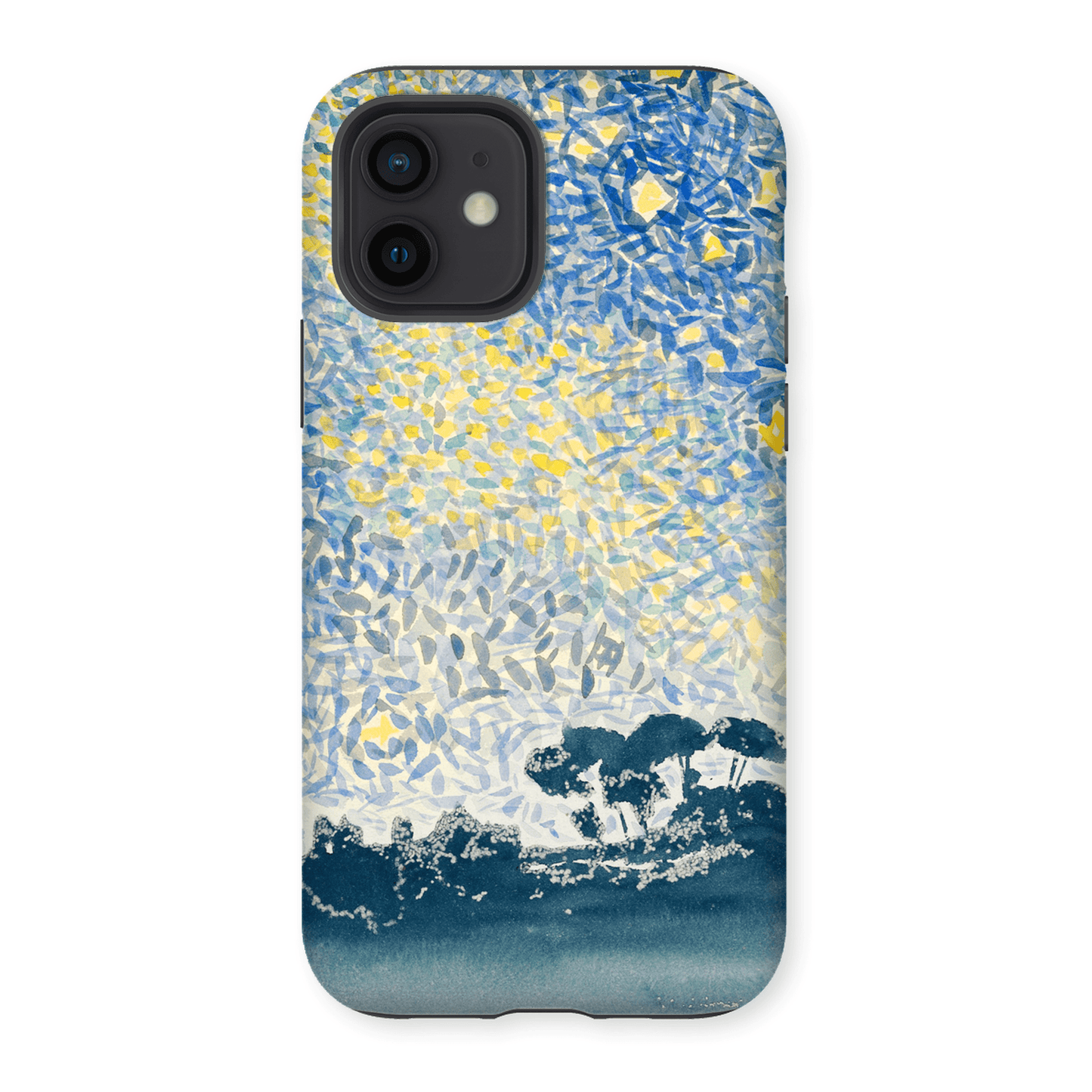 Casezest Mobile Phone Case for Landscape with Stars Design