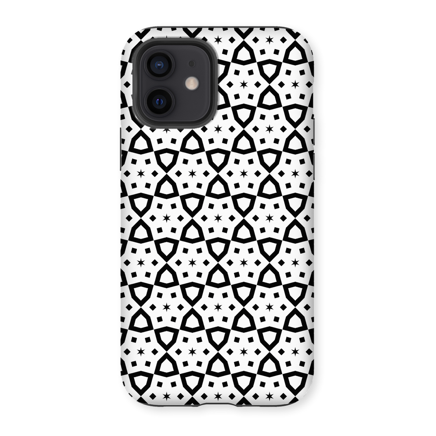 Casezest Mobile Phone Case for Monochrome Star Petal Design