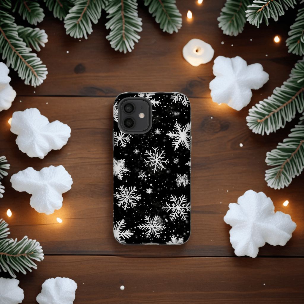Casezest Mobile Phone Case for Night Snowflake Design