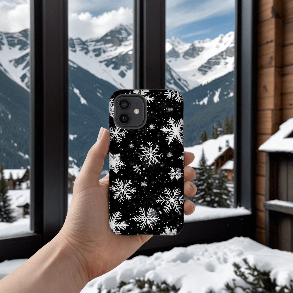 Casezest Mobile Phone Case for Night Snowflake Design