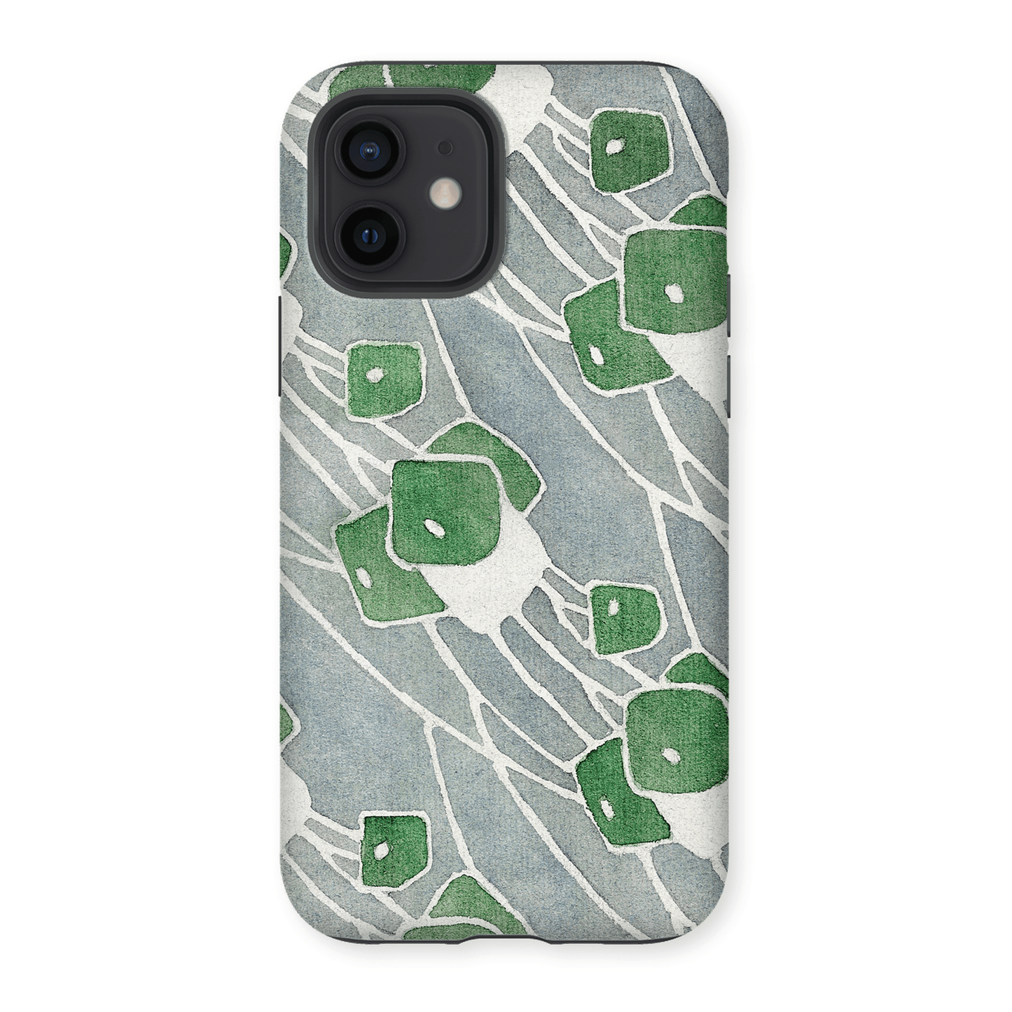 Casezest Mobile Phone Case for Overbeck Green Geometric Design