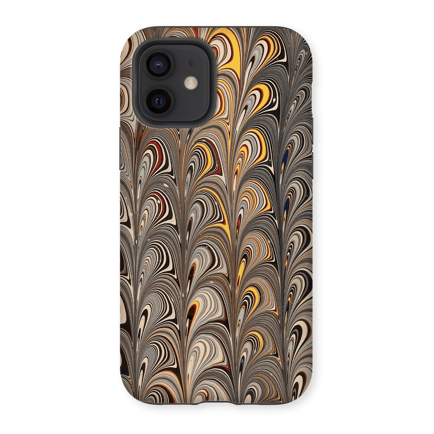 Casezest Mobile Phone Case for Peacock Marble Design