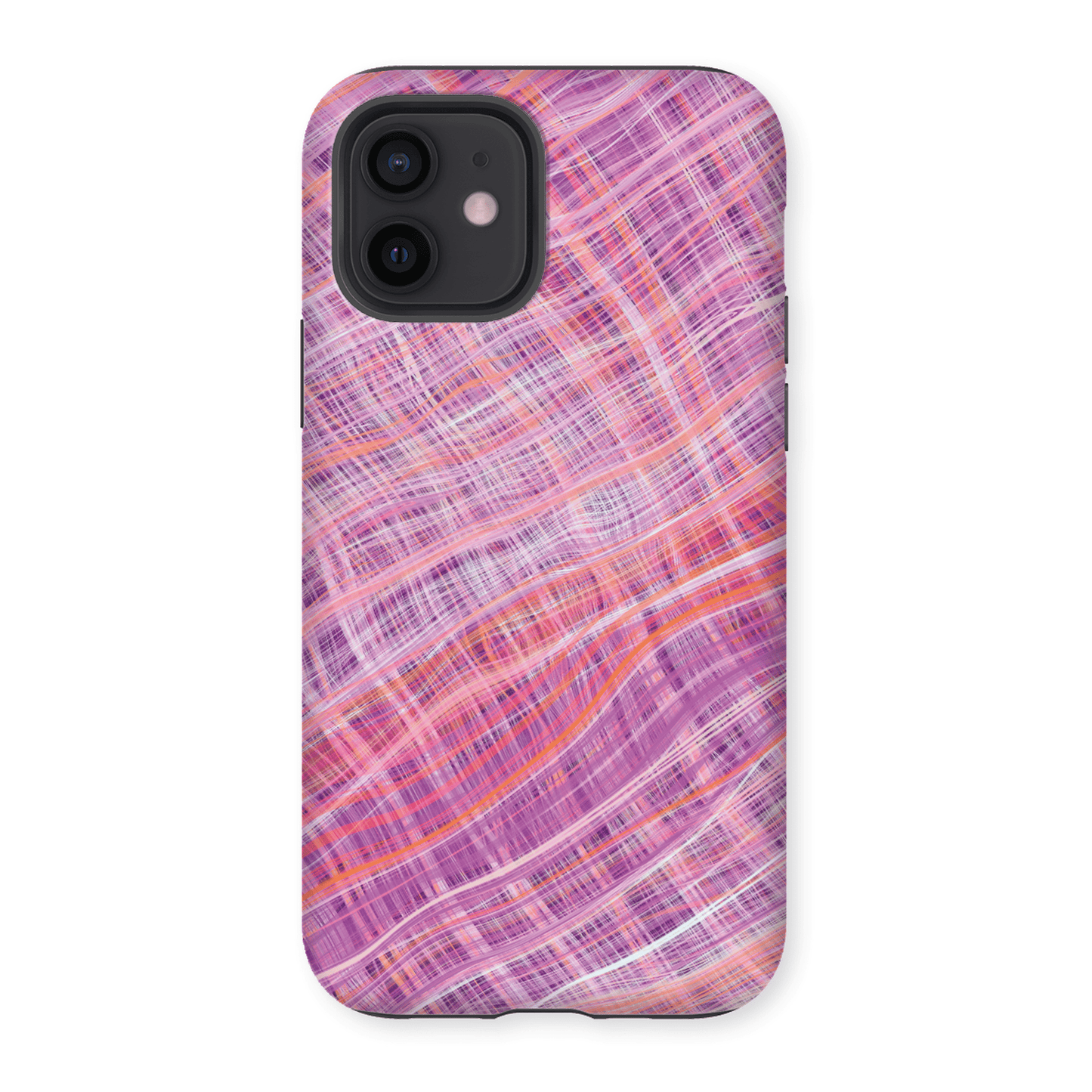 Casezest Mobile Phone Case for Purple Pink Thread Design
