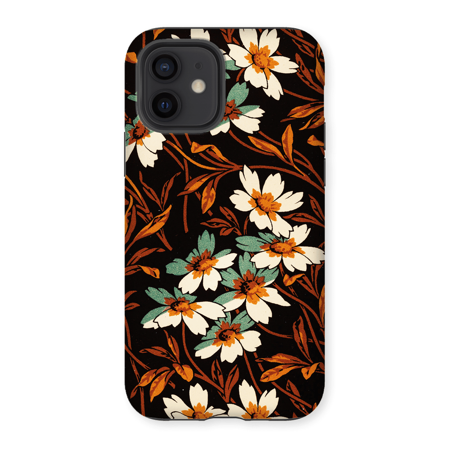 Casezest Mobile Phone Case for Racine Copper Floral Design