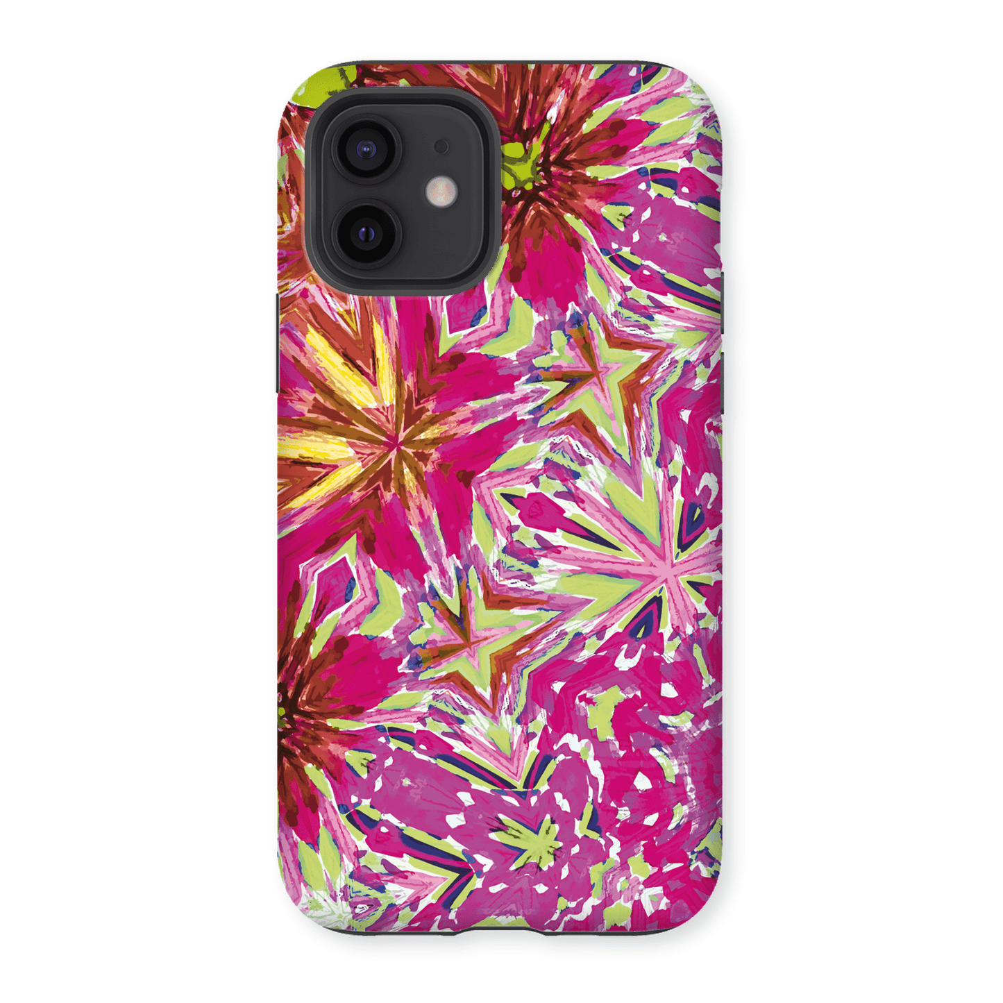 Casezest Mobile Phone Case for Red Pink Flower Star Design