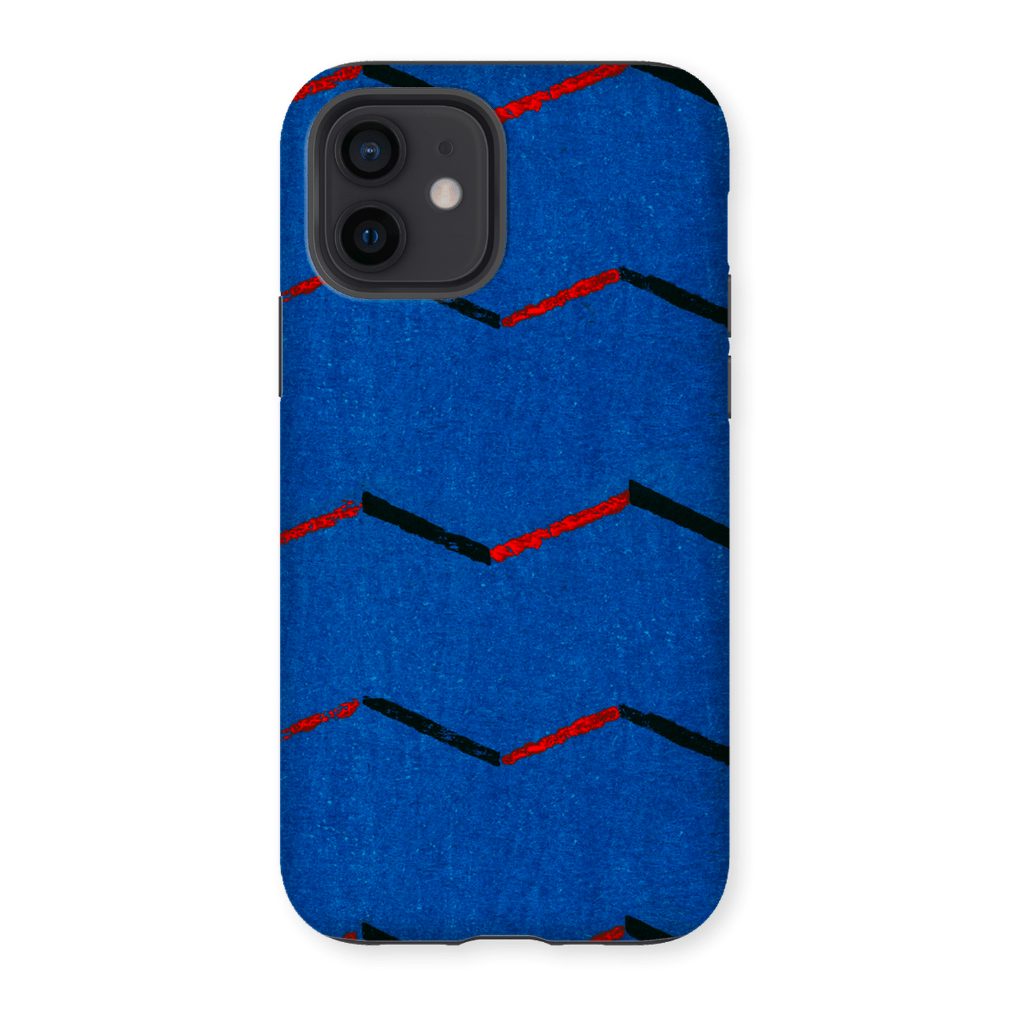 Casezest Mobile Phone Case for Red Zigzag Design