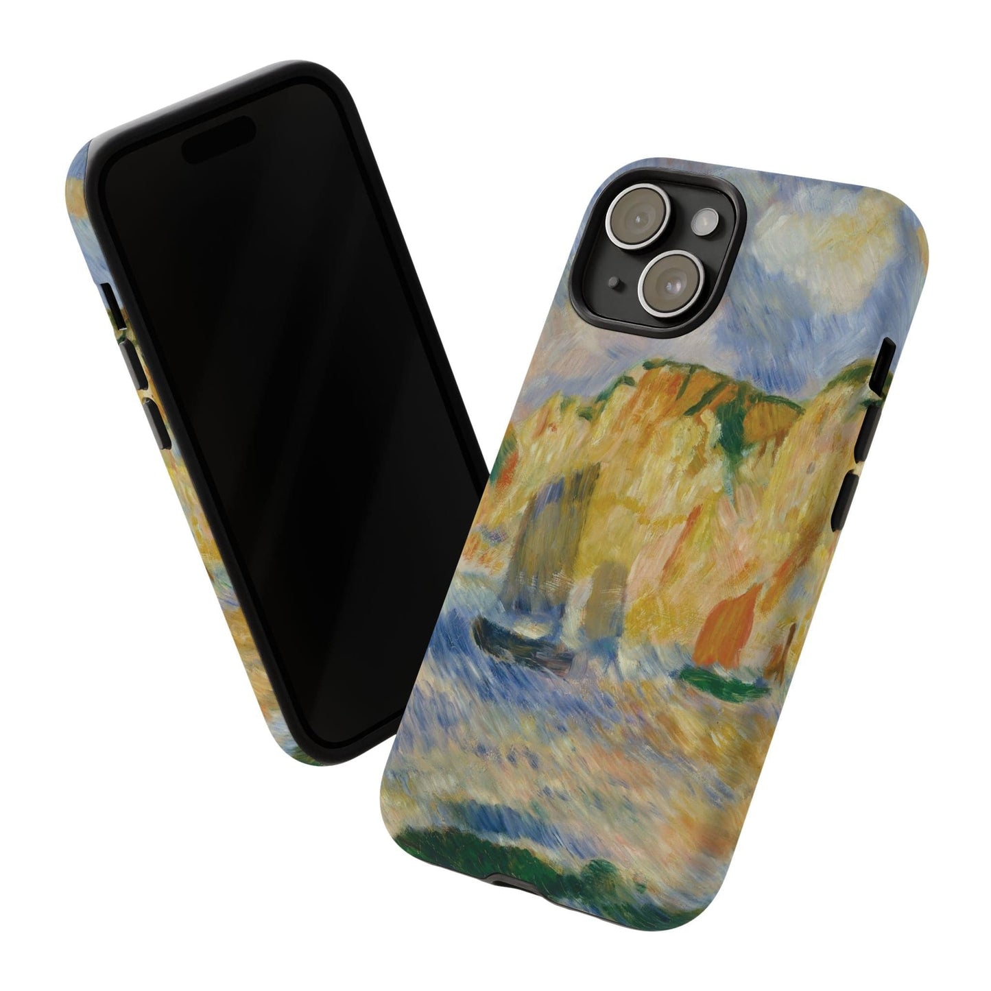 Casezest Mobile Phone Case for Renoir Sea and Cliffs Design