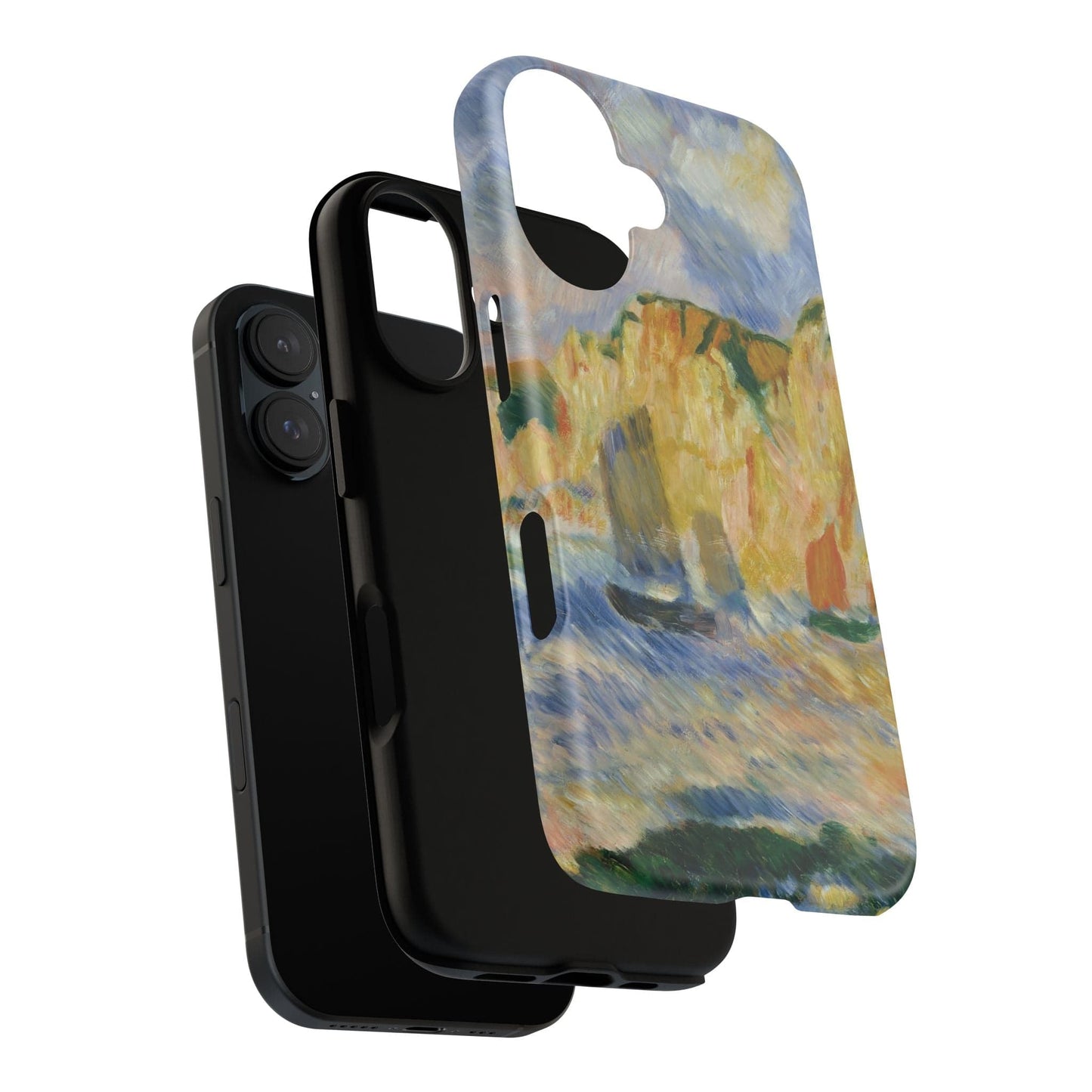 Casezest Mobile Phone Case for Renoir Sea and Cliffs Design