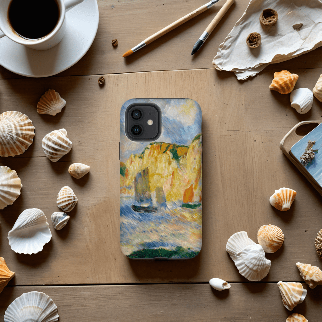 Casezest Mobile Phone Case for Renoir Sea and Cliffs Design