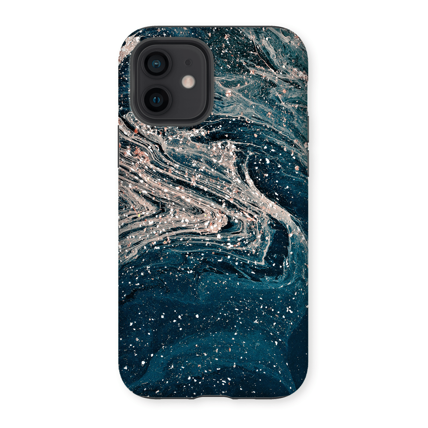Casezest Mobile Phone Case for White Blue Abstract Design