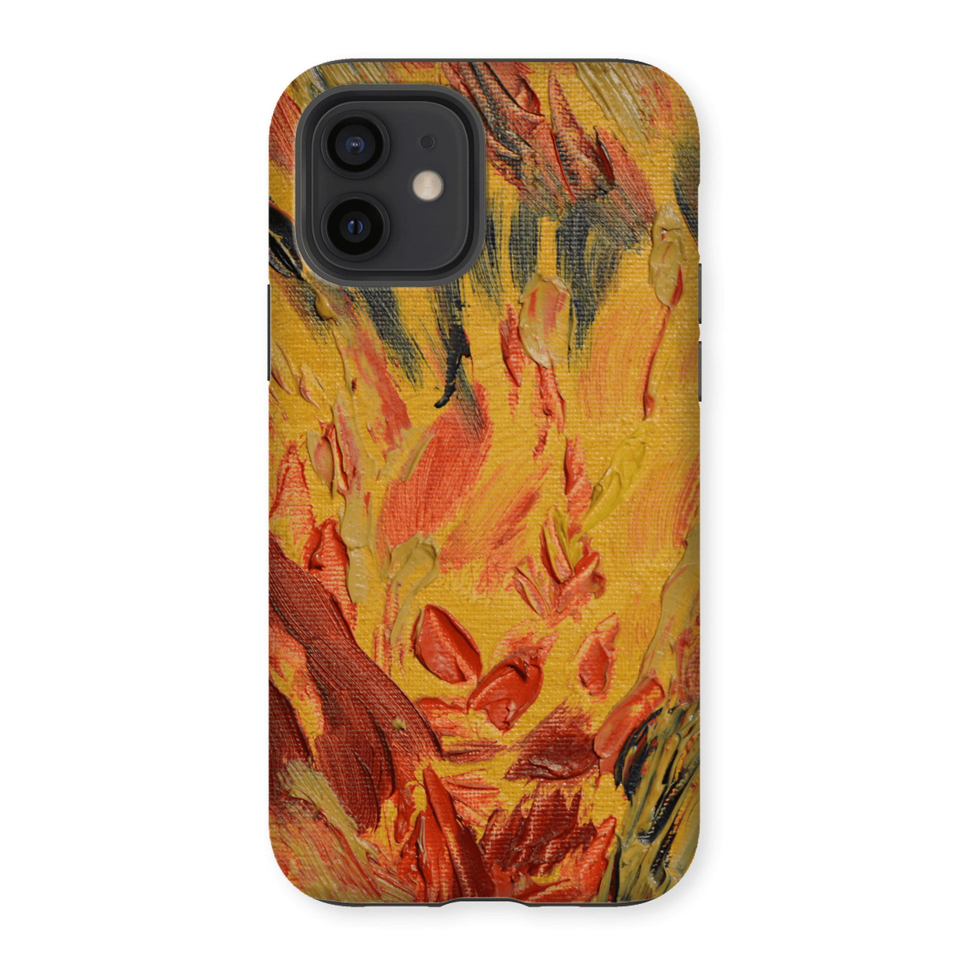 Casezest Mobile Phone Case for Gold Brush Texture Design