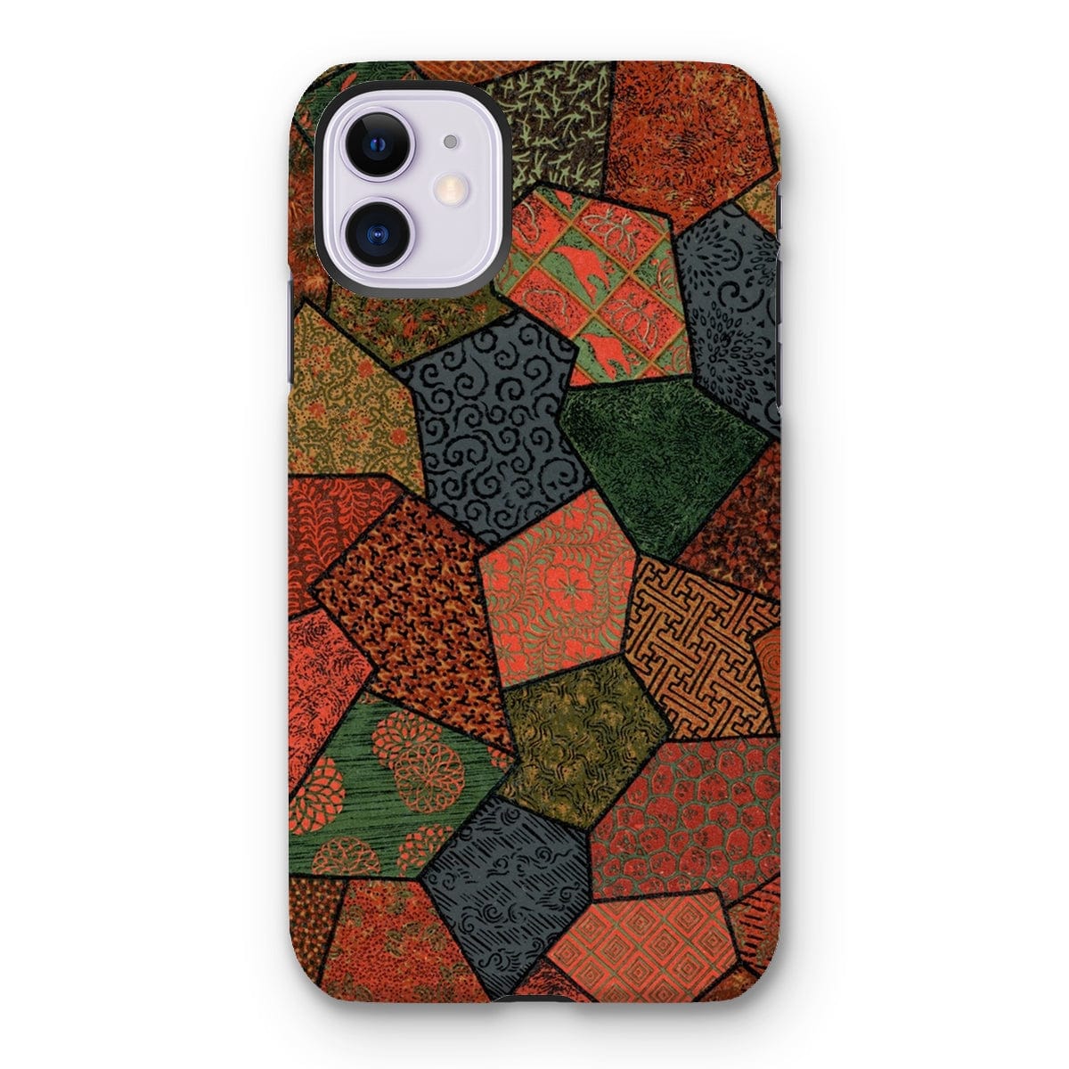 Casezest Mobile Phone Case for iPhone 11 / Gloss Audsley Polygonal Design