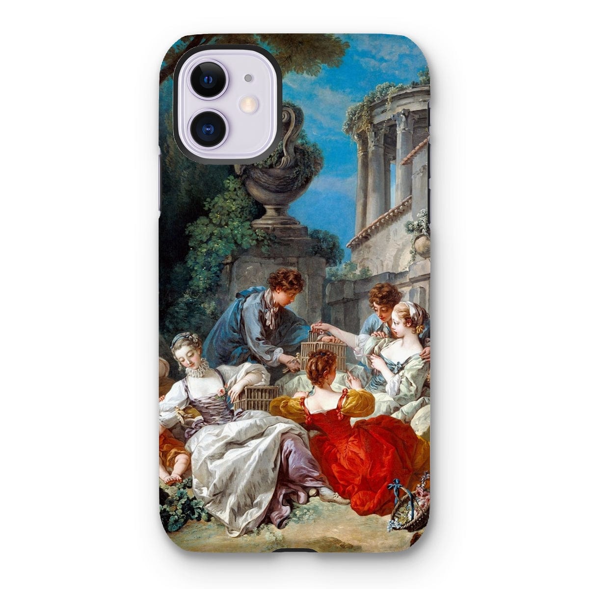 Casezest Mobile Phone Case for iPhone 11 / Gloss Boucher Bird Catchers Design