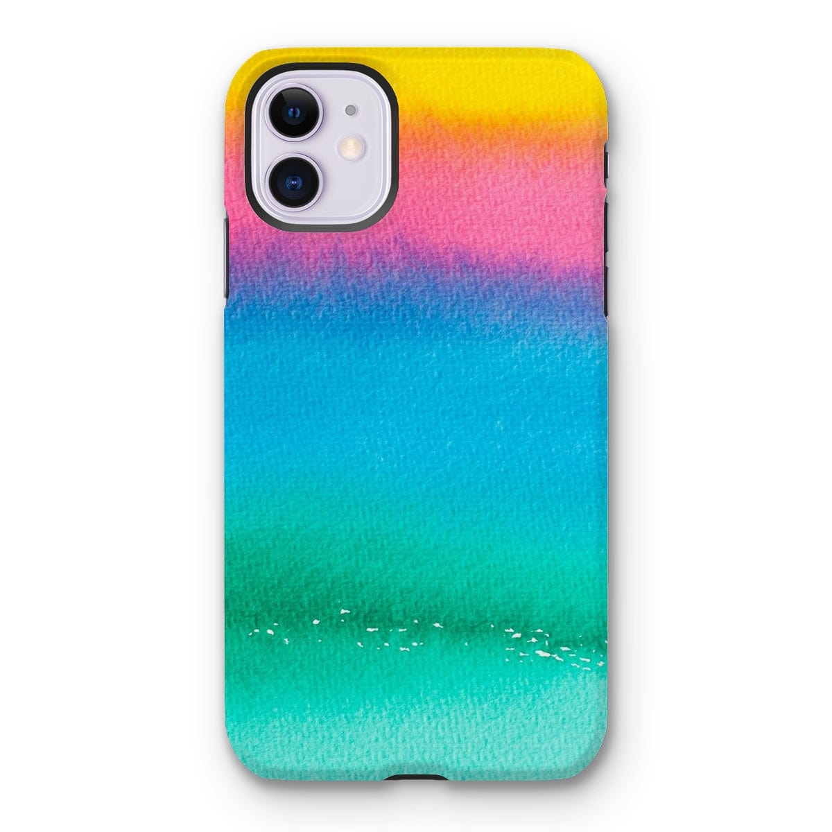 Casezest Mobile Phone Case for iPhone 11 / Gloss Bright Watercolour Design