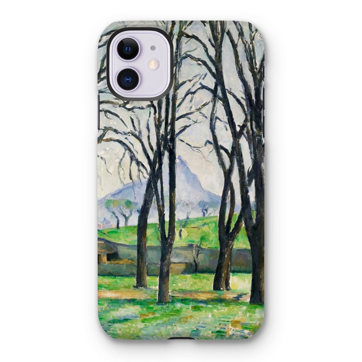 Casezest Mobile Phone Case for iPhone 11 / Gloss Cézanne Chestnut Trees Design