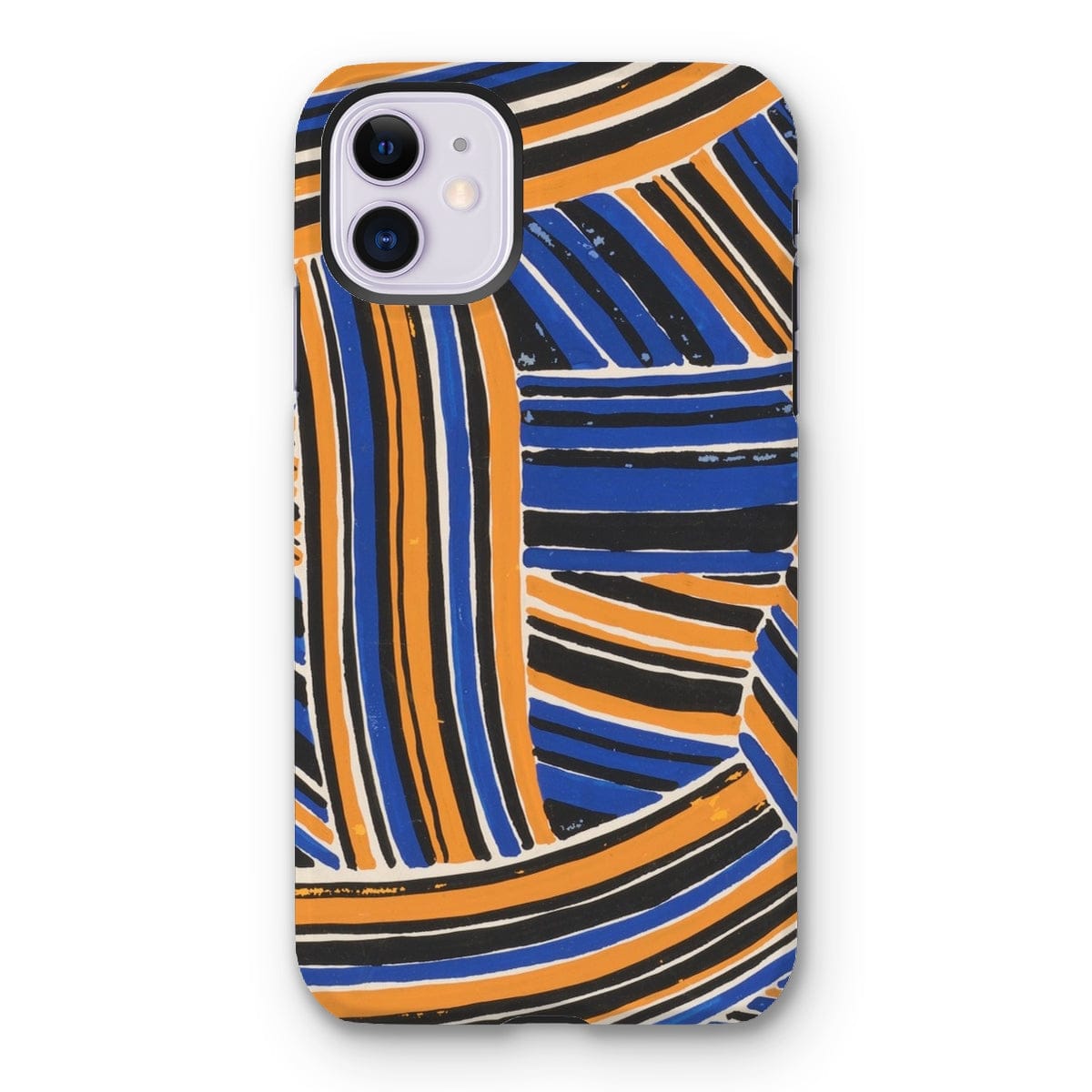 Casezest Mobile Phone Case for iPhone 11 / Gloss Férier Stripe Design