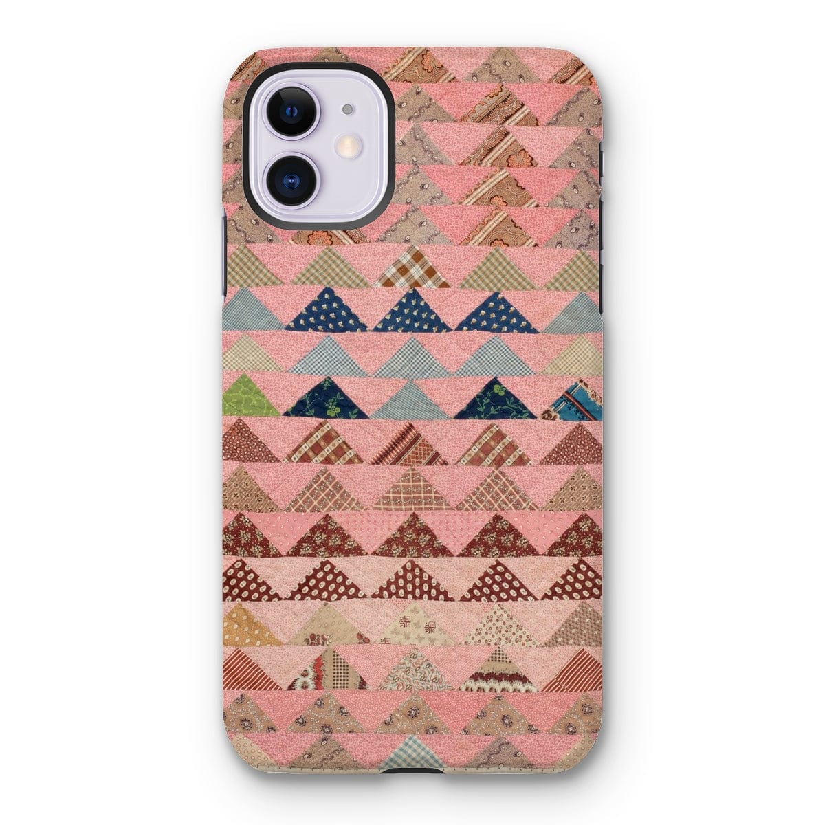 Casezest Mobile Phone Case for iPhone 11 / Gloss Flying Geese Quilt Design