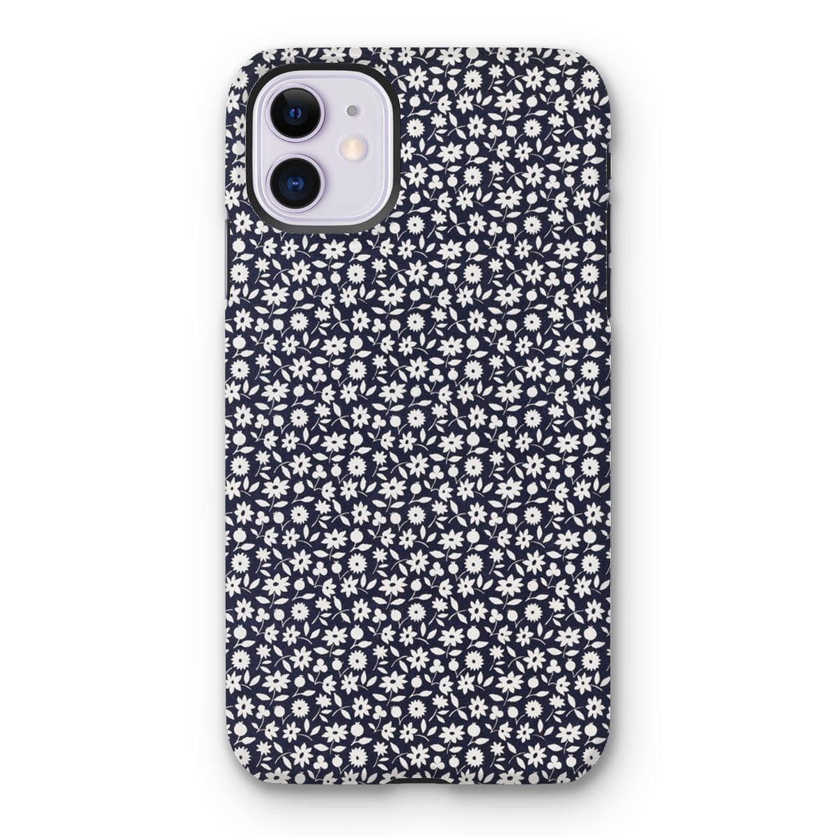 Casezest Mobile Phone Case for iPhone 11 / Gloss Goy White Flowers Design