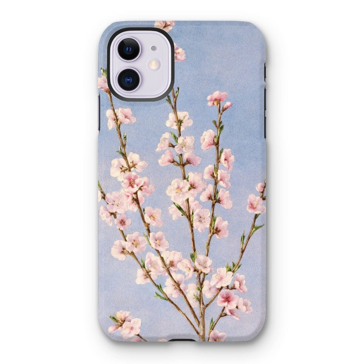 Casezest Mobile Phone Case for iPhone 11 / Gloss Hill Peach Blossoms Design