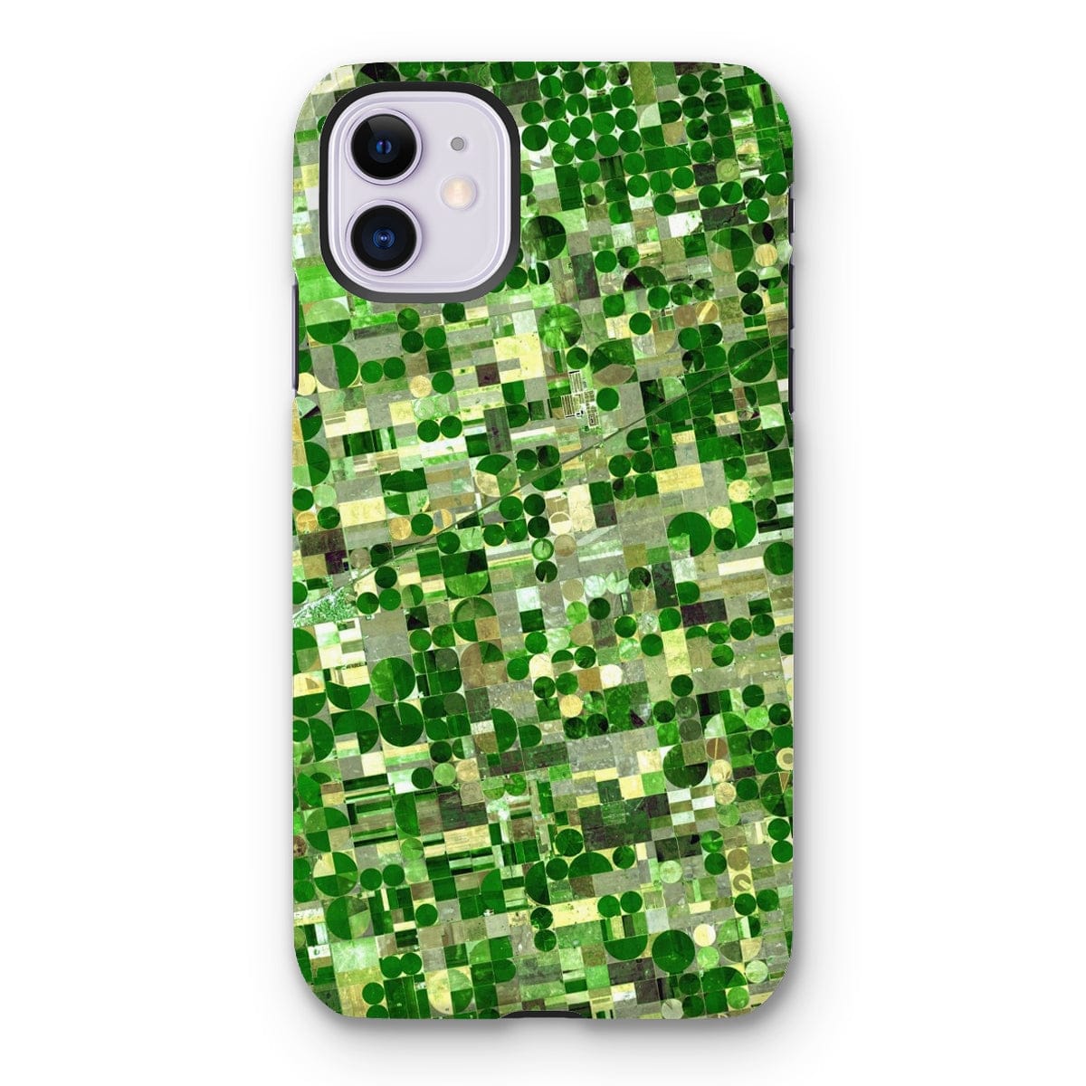 Casezest Mobile Phone Case for iPhone 11 / Gloss Kansas Crop Circles Design