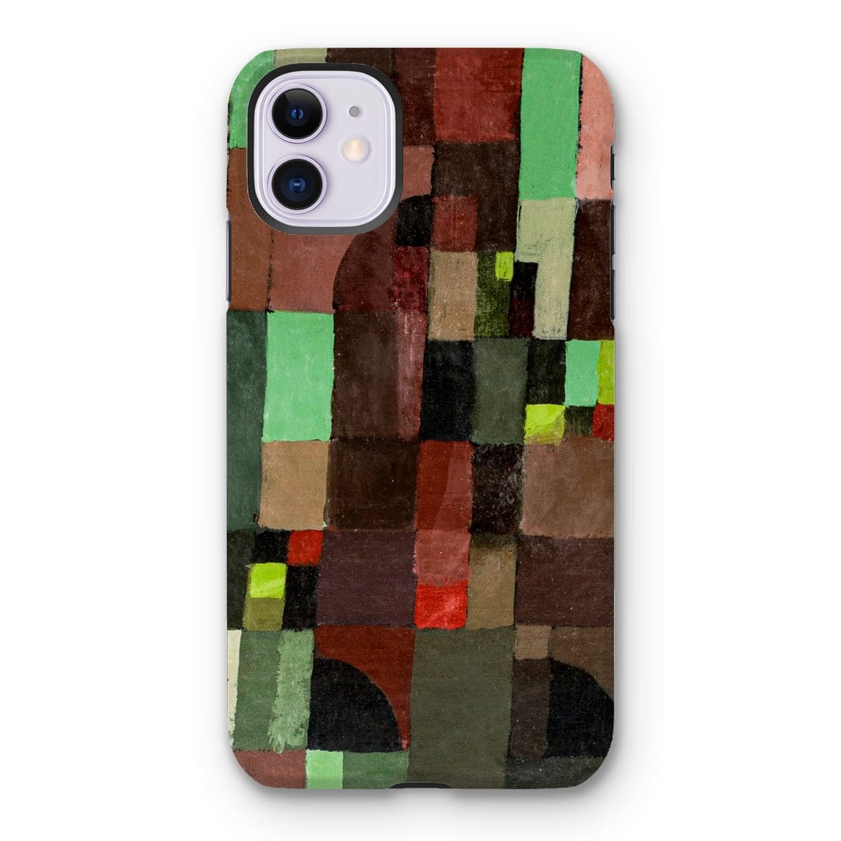 Casezest Mobile Phone Case for iPhone 11 / Gloss Klee Red and Green Design