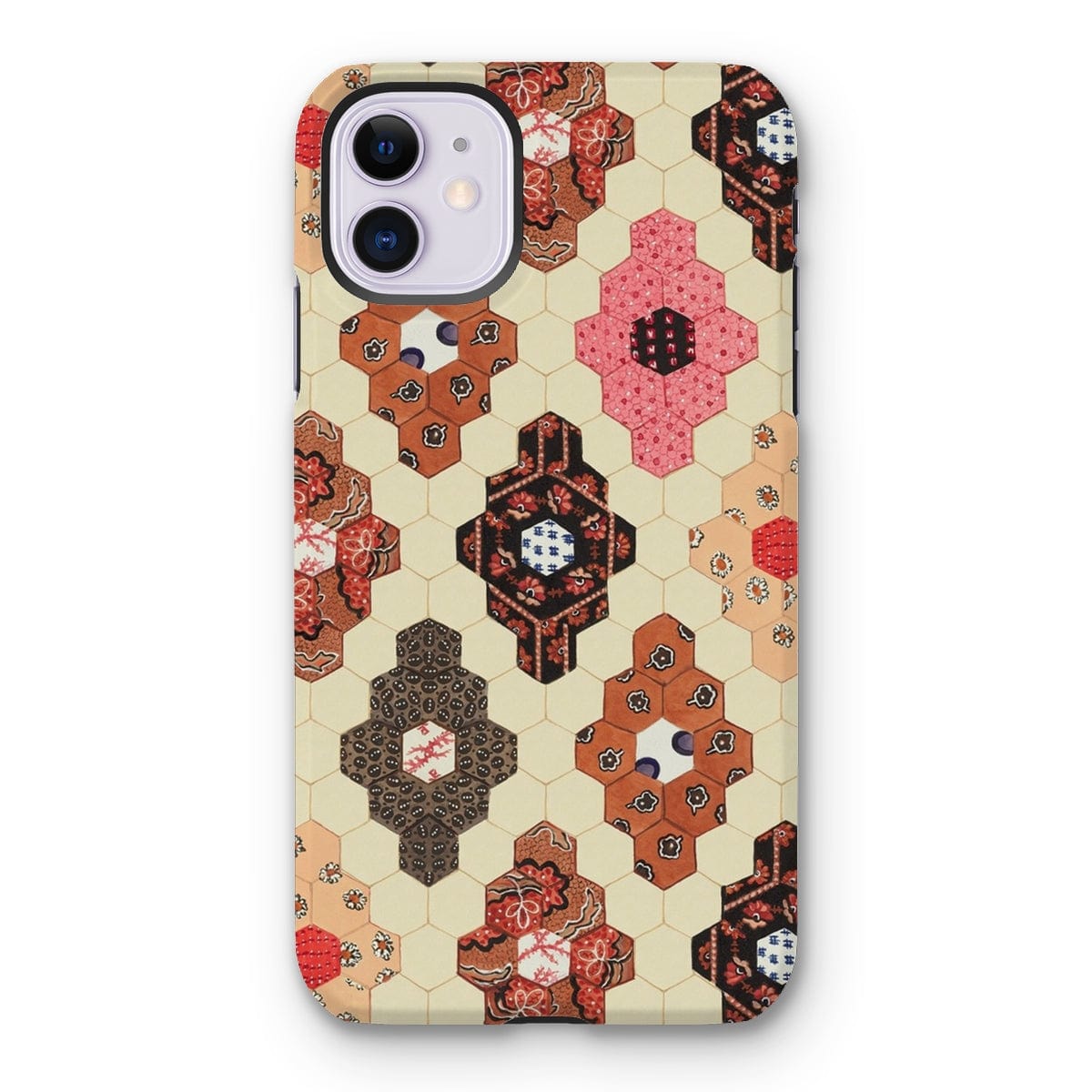 Casezest Mobile Phone Case for iPhone 11 / Gloss Light Painted Quilt Design