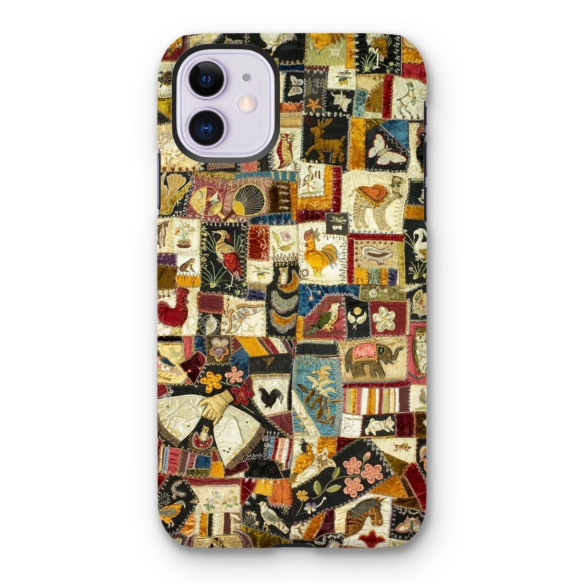 Casezest Mobile Phone Case for iPhone 11 / Gloss Marvin Animal Quilt Design