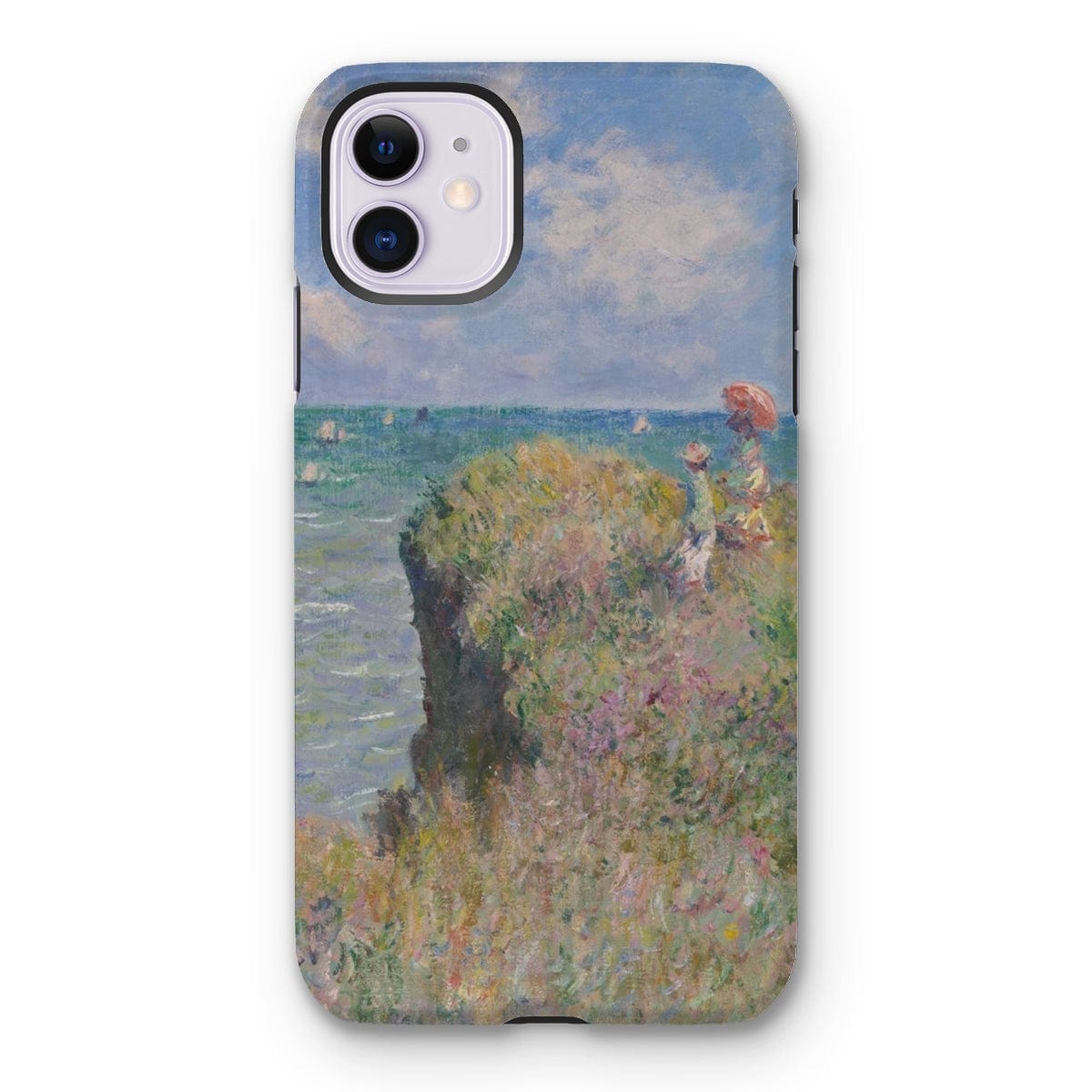 Casezest Mobile Phone Case for iPhone 11 / Gloss Monet Cliff Walk at Pourville Design