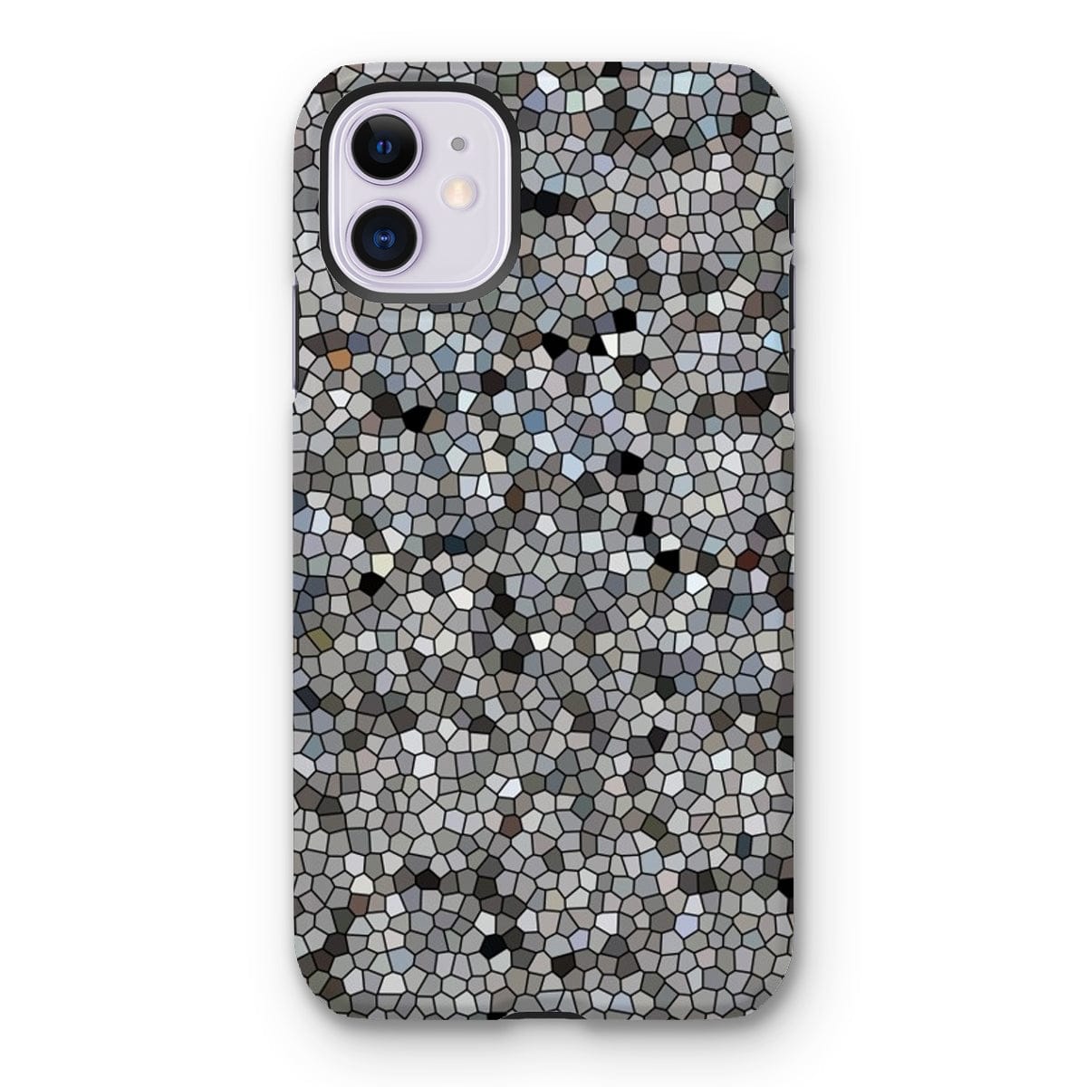 Casezest Mobile Phone Case for iPhone 11 / Gloss Mosaic Texture Design