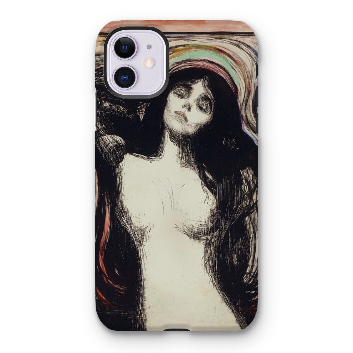 Casezest Mobile Phone Case for iPhone 11 / Gloss Munch Madonna Design