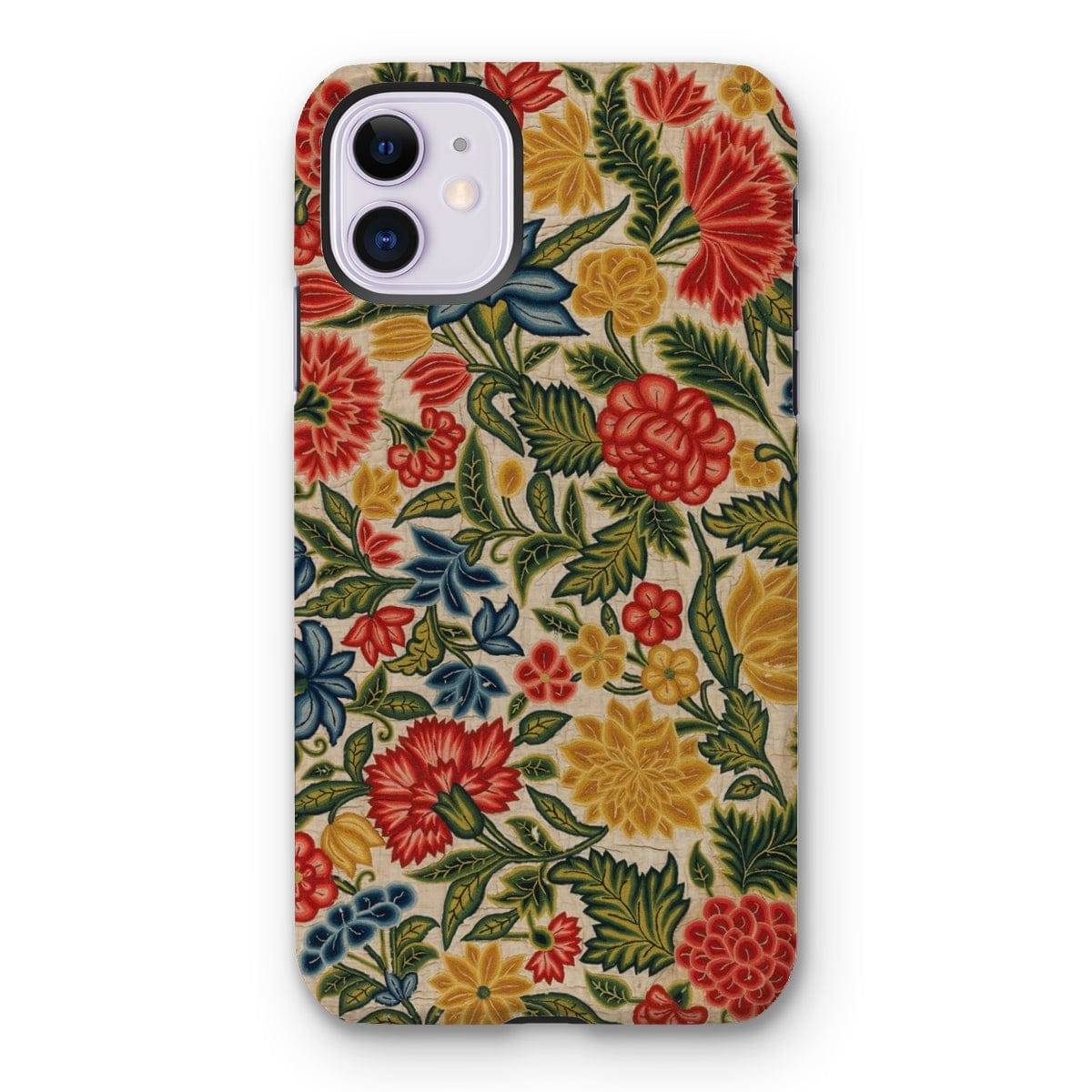 Casezest Mobile Phone Case for iPhone 11 / Gloss Old Floral Panel Design