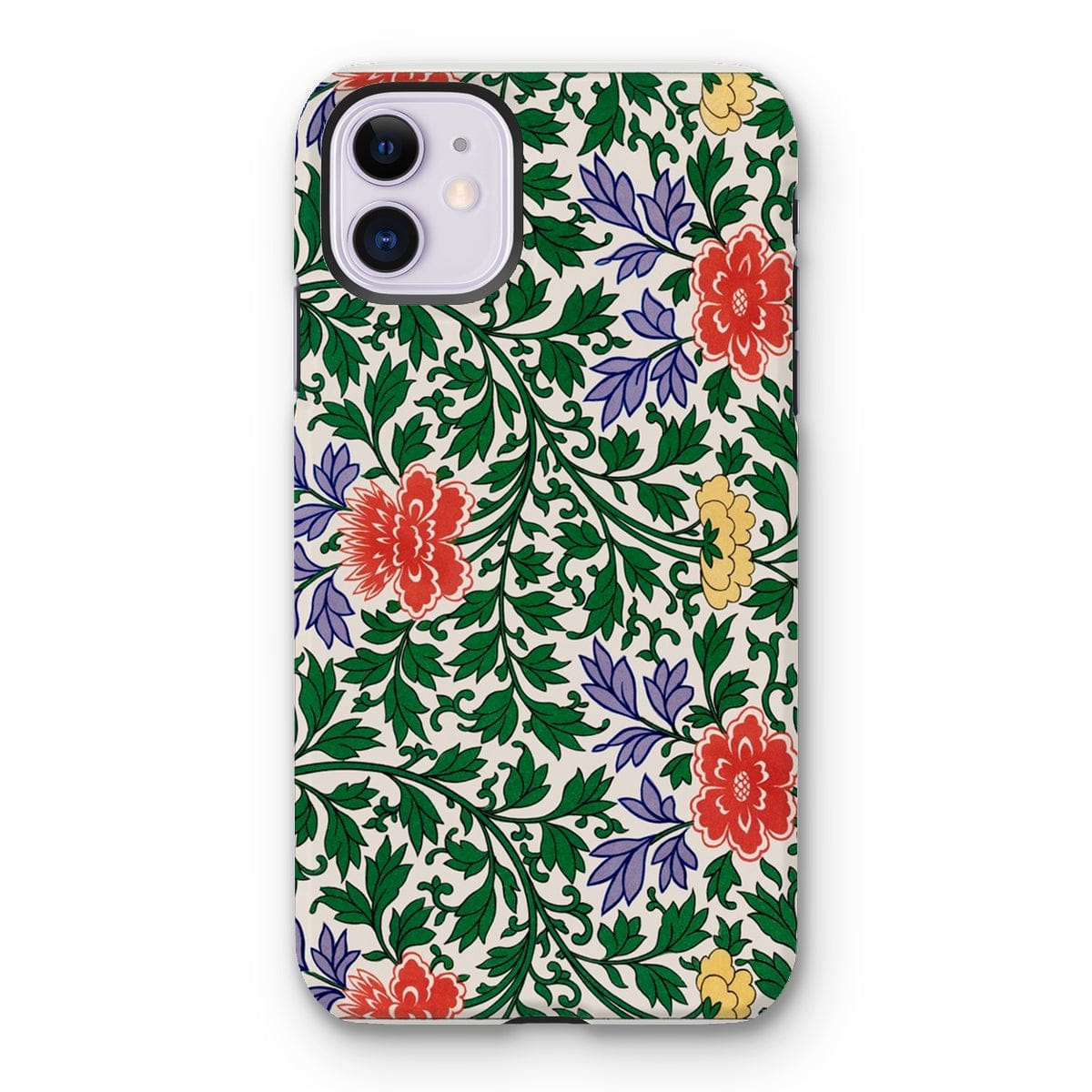 Casezest Mobile Phone Case for iPhone 11 / Gloss Oriental Botanical Design