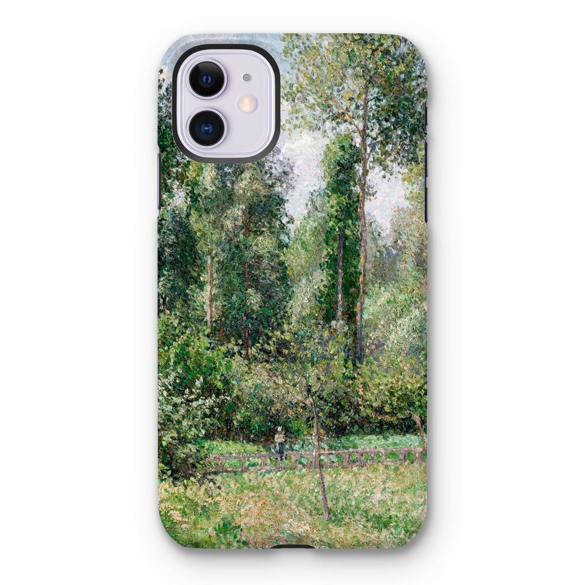 Casezest Mobile Phone Case for iPhone 11 / Gloss Pissarro Poplars Design