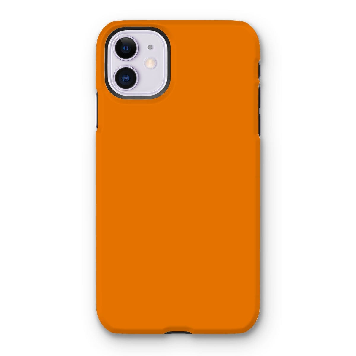 Casezest Mobile Phone Case for iPhone 11 / Gloss Pure Orange Design