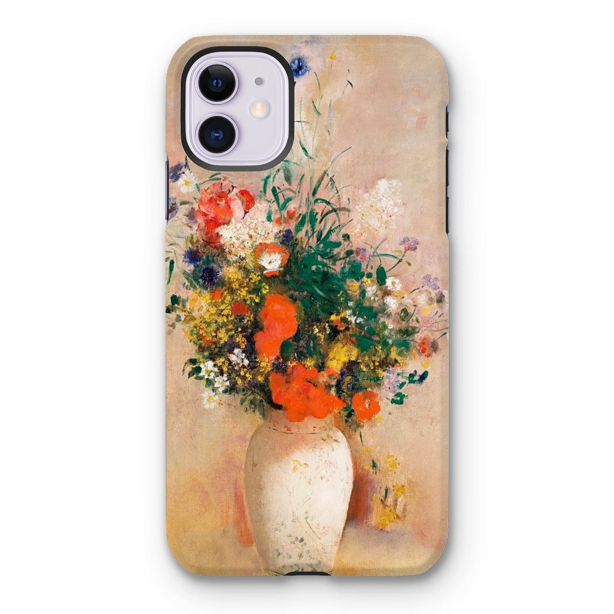 Casezest Mobile Phone Case for iPhone 11 / Gloss Redon Vase of Flowers Design