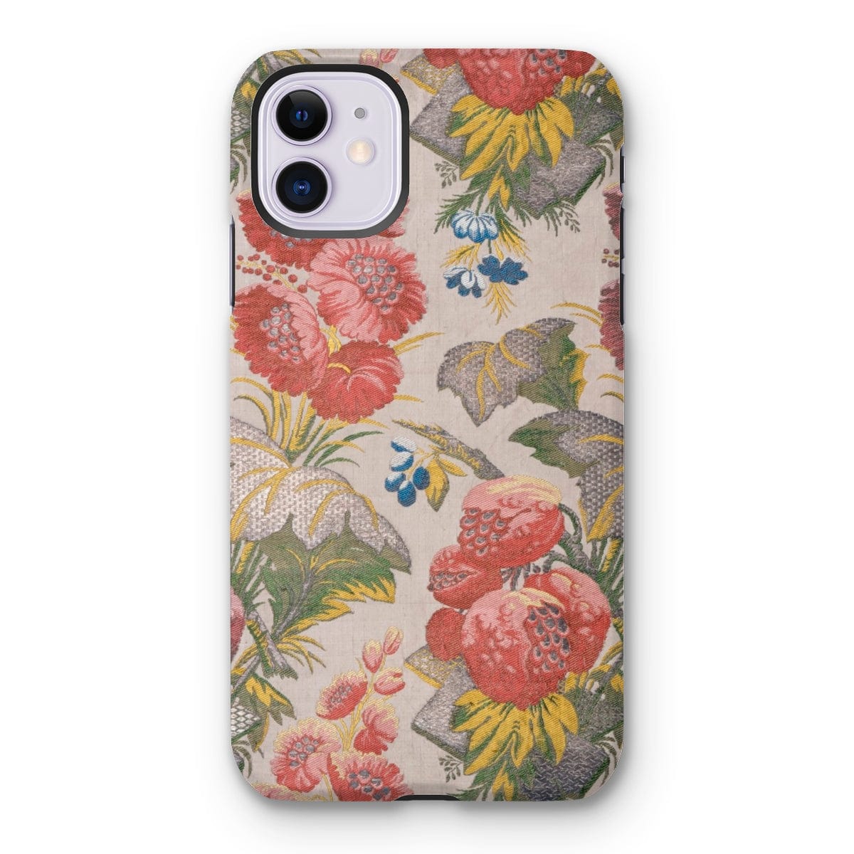 Casezest Mobile Phone Case for iPhone 11 / Gloss Revel Floral Textile Design